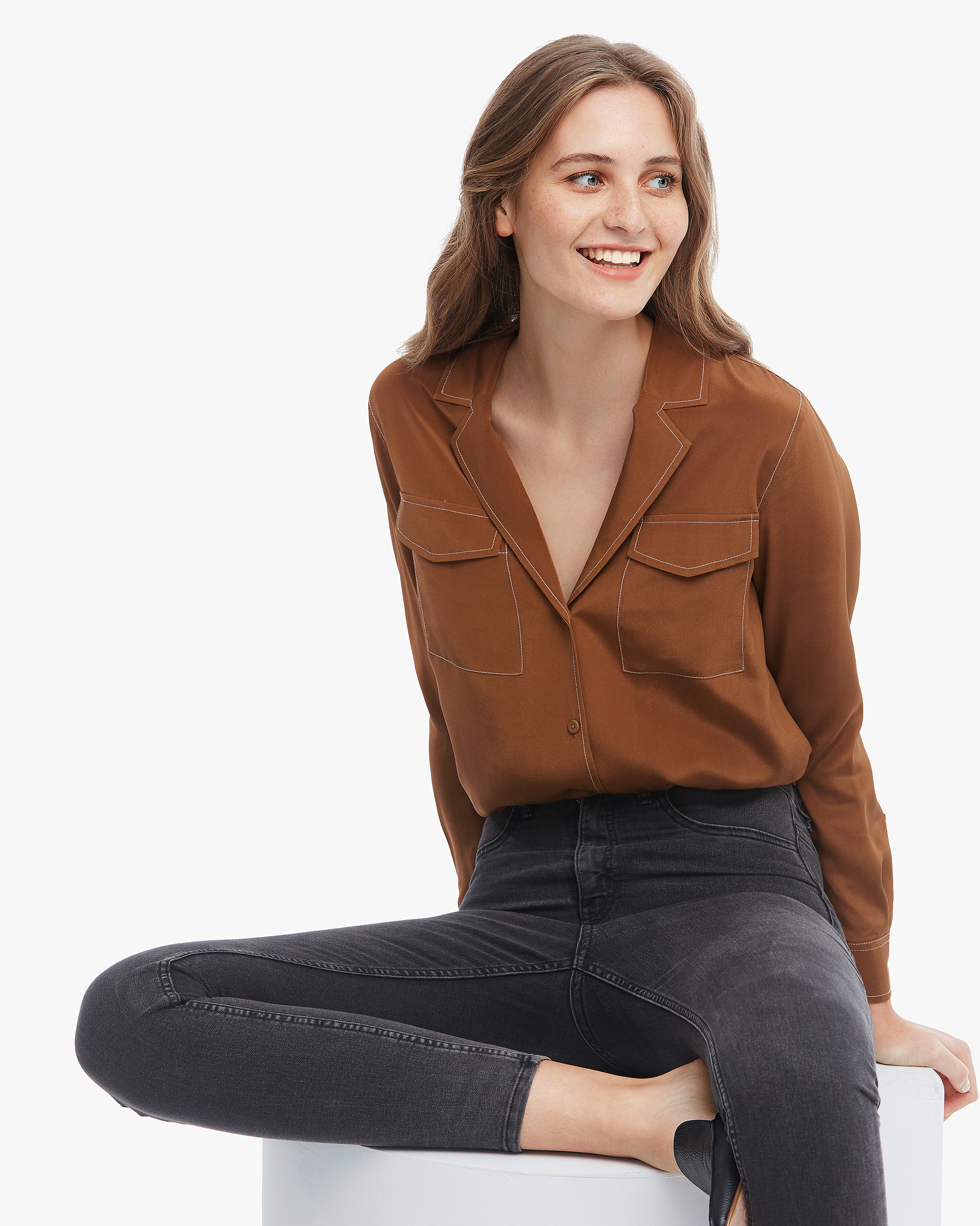 Blusa sales estilo pijama