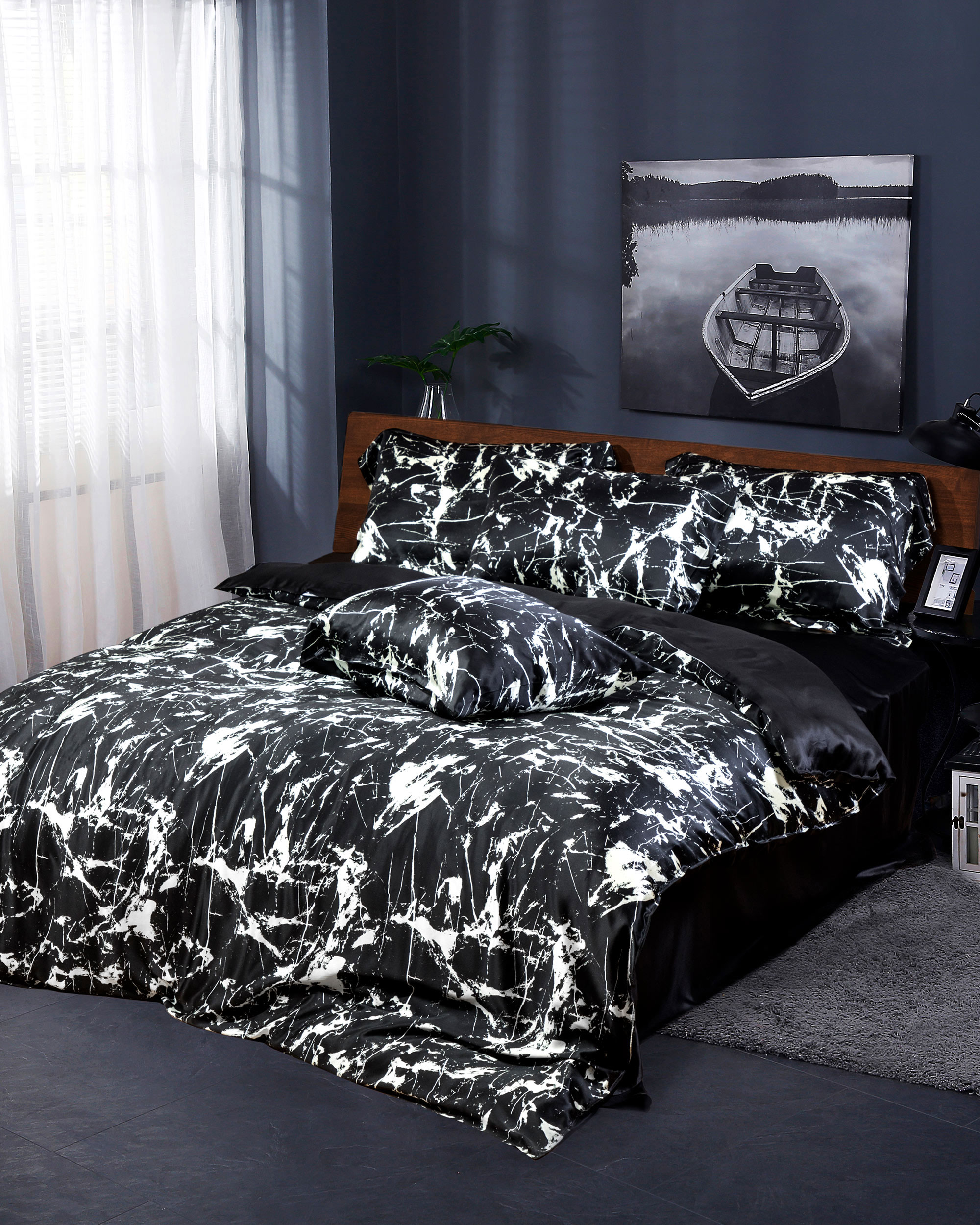 100 Pure Silk Bed Set Queen, King Bedding Sets