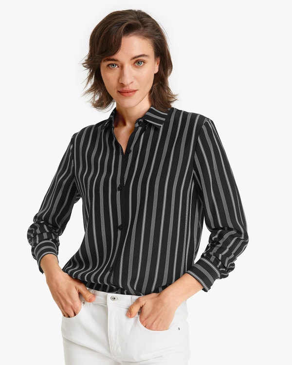 Classic stripes Printed Women Shirt