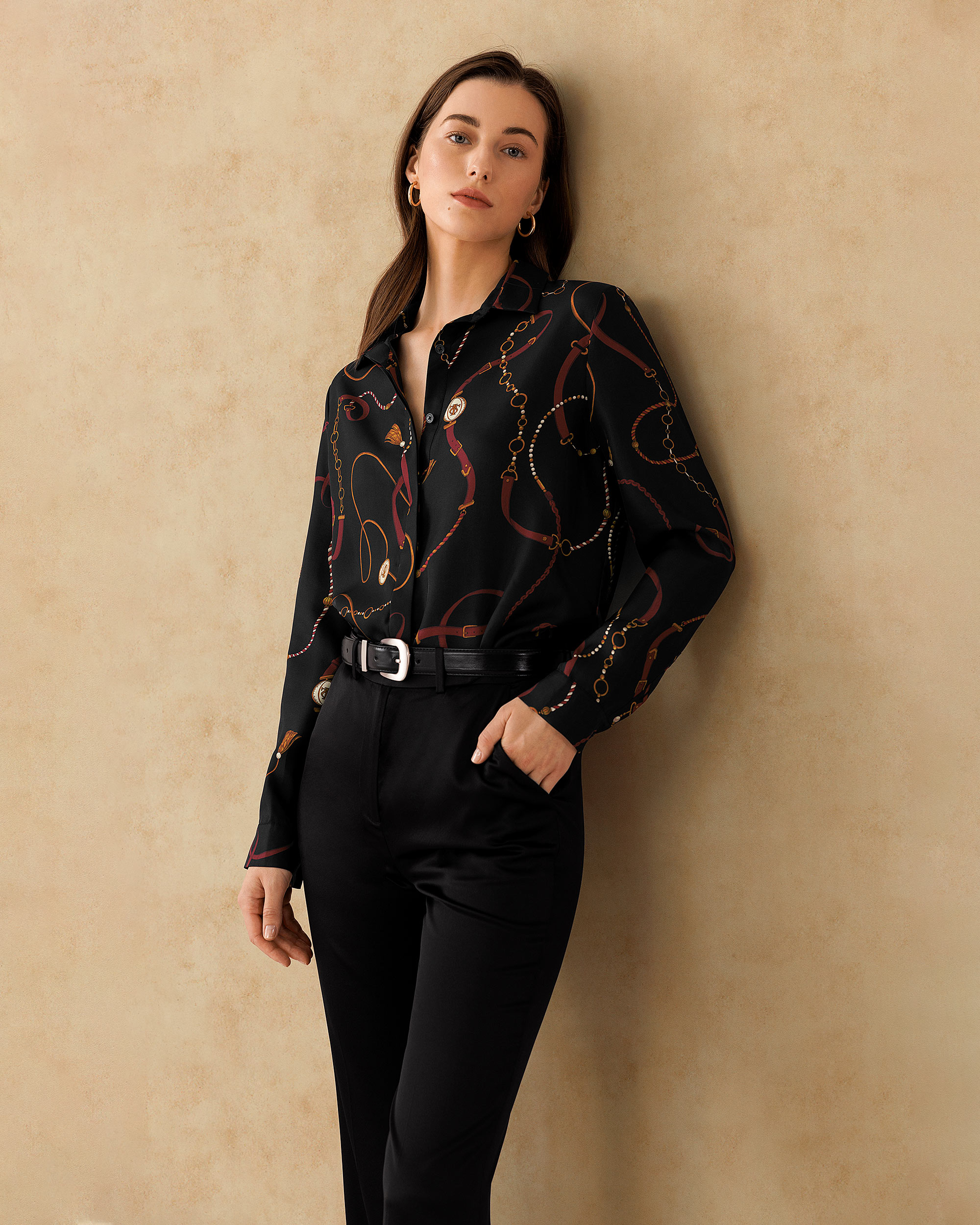Mode Blouses Zijden blouses Börner B\u00f6rner Zijden blouse zwart casual uitstraling Mode Blouses Zijden blouses Börner B\u00f6rner Zijden blouse zwart casual uitstraling