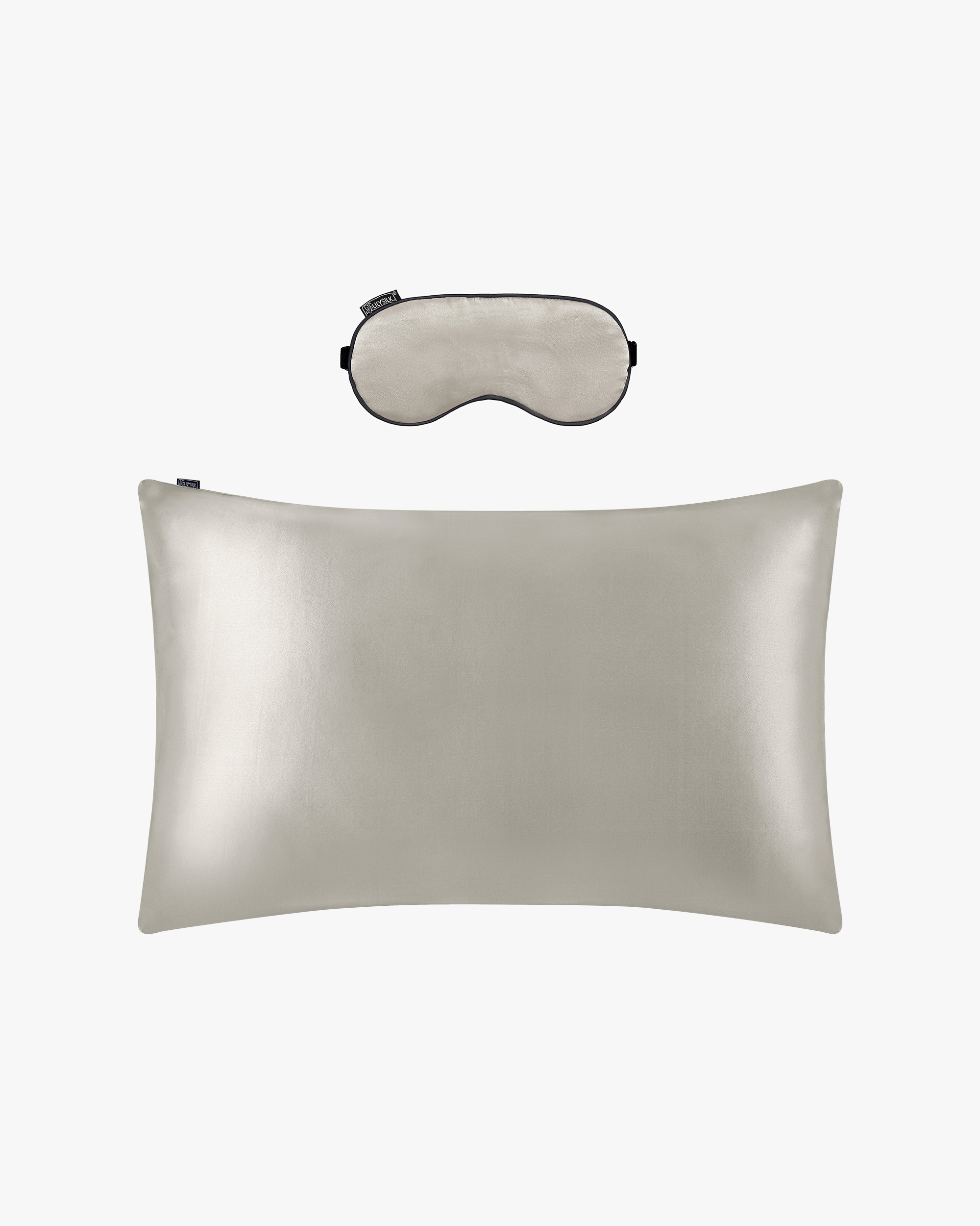 Silk Sleep Eye Mask With Black Trimming