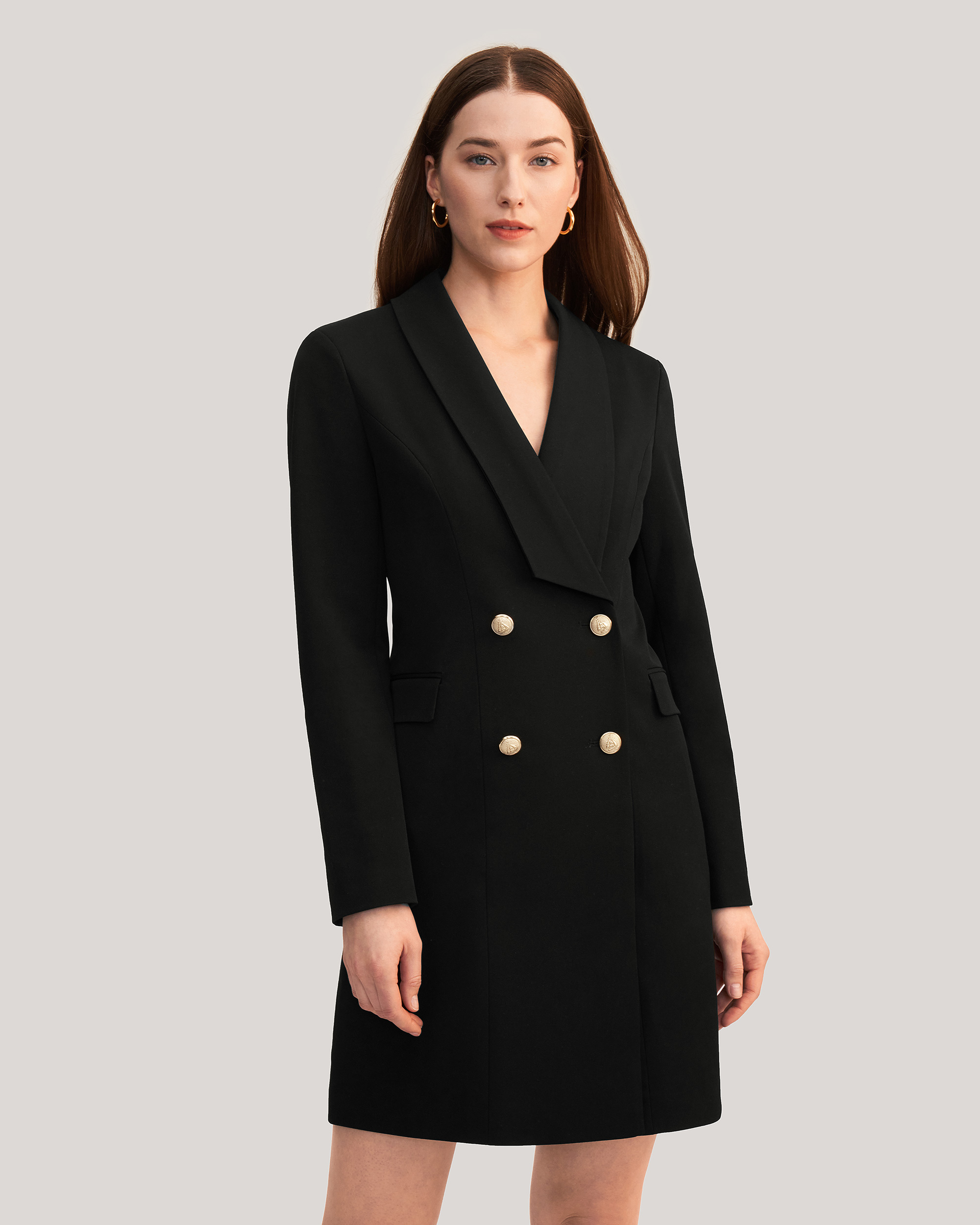 Women's Premium Crepe Blazer Dress