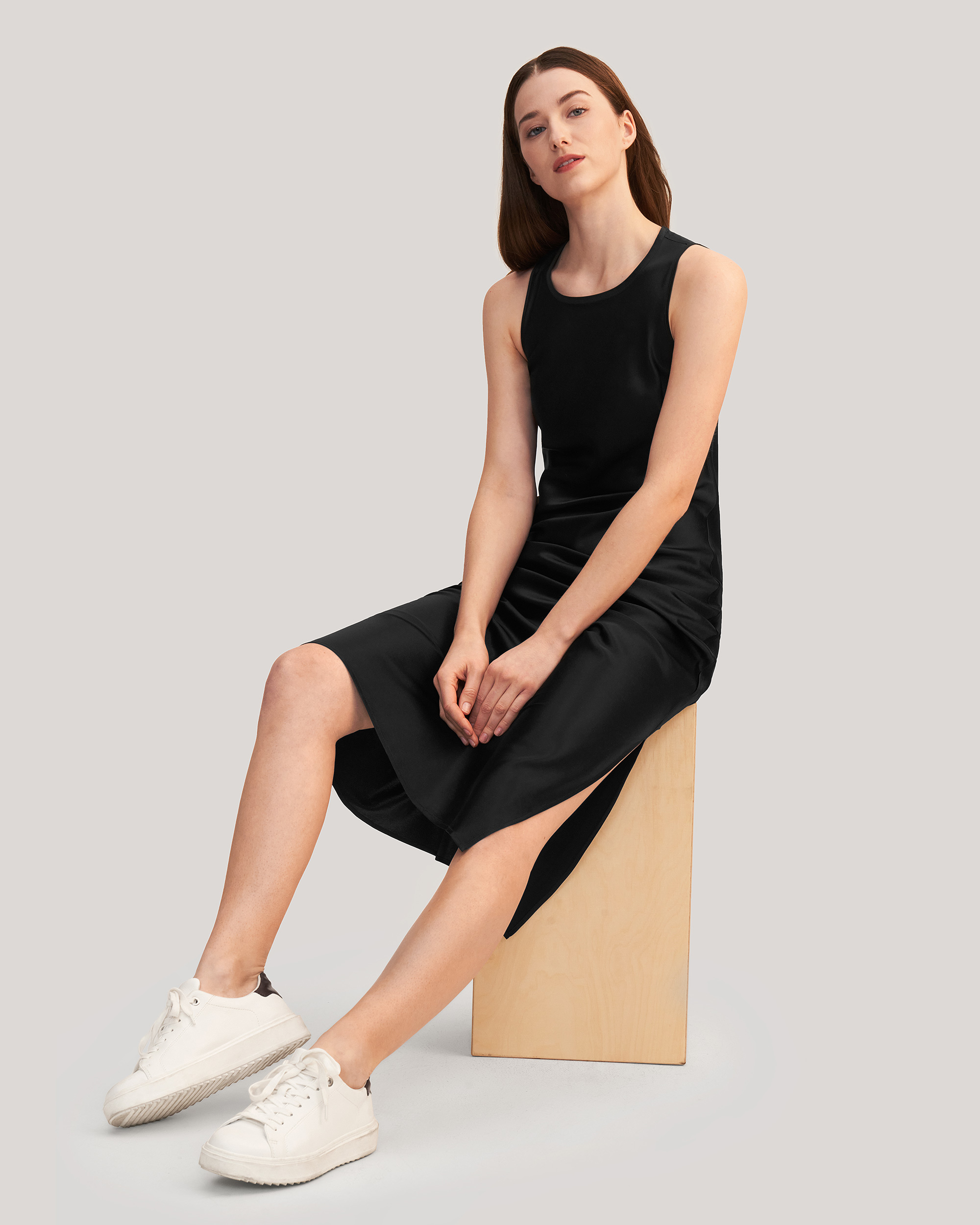 Women's silk maxi dresses clearance