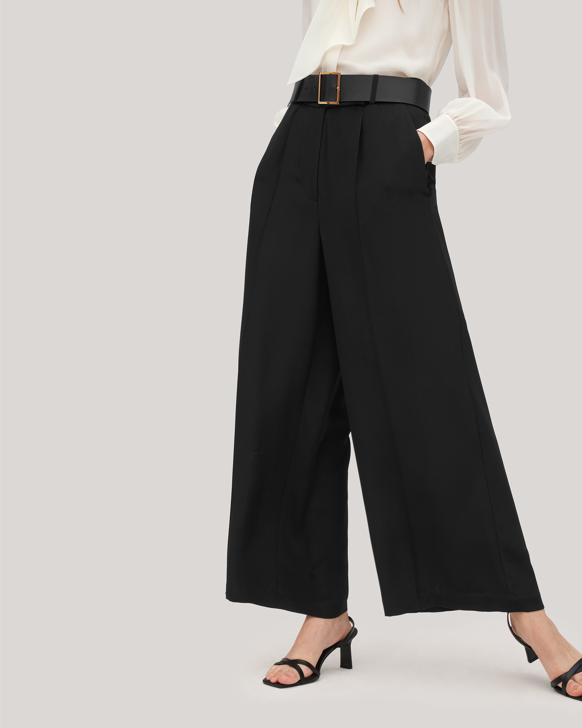 Heavy Crepe Silk Iris Pant