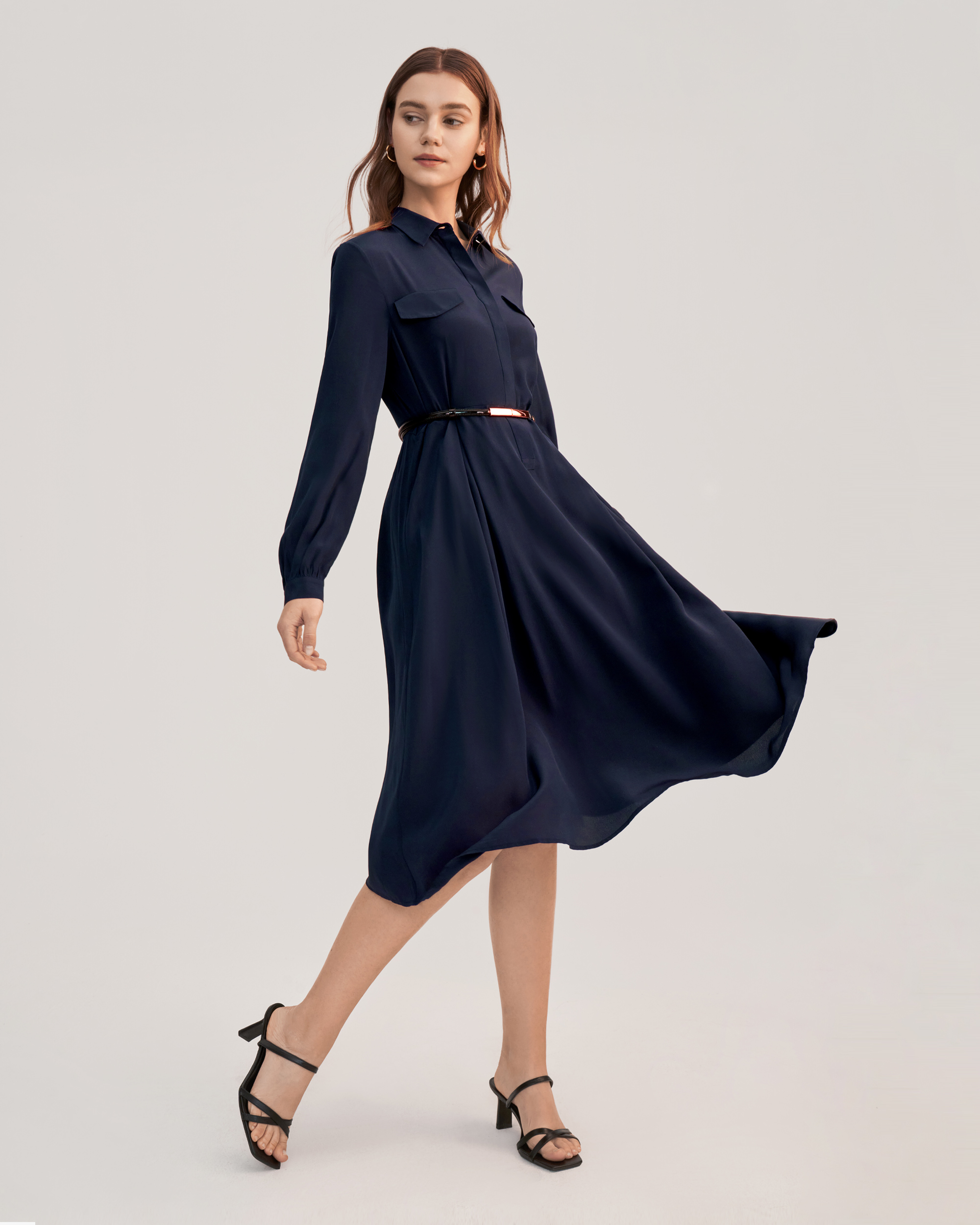 LILYSILK Robe en Soie 100 Soie Coupe Régulière Légère Infroissable L - LILYSILK - Modalova