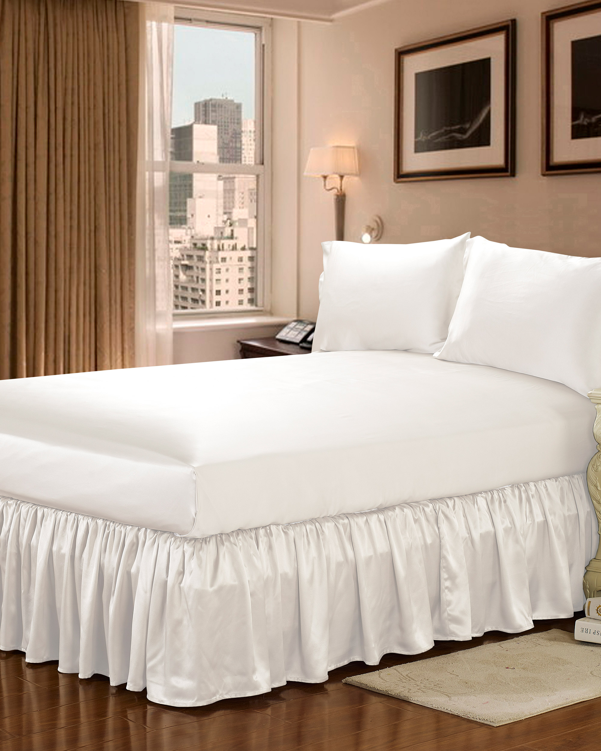 19 Momme Silk Bedskirt