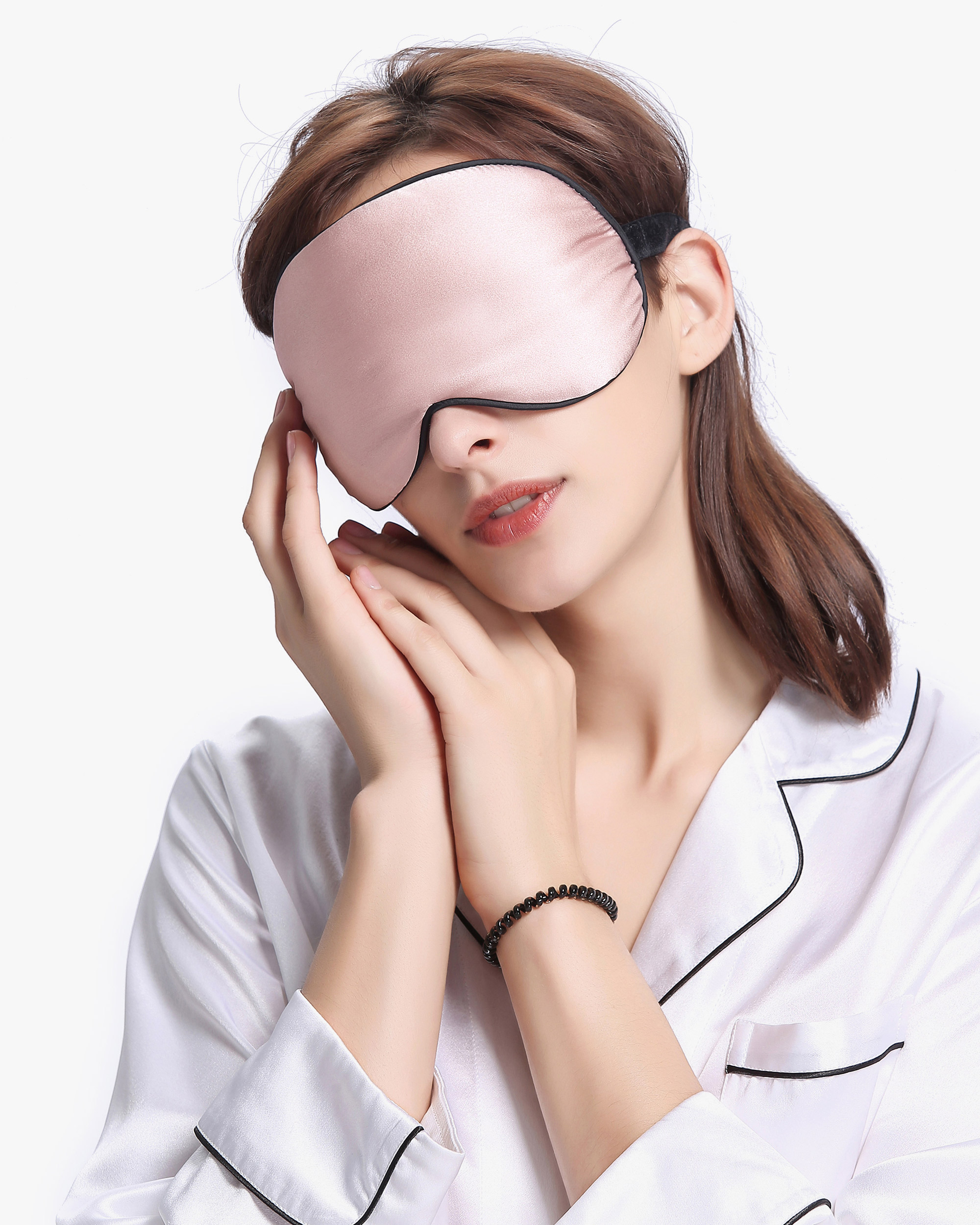 LILYSILK Masque Pour Les Yeux Sommeil de Soie Idéal Rosy Pink FR - LILYSILK - Modalova