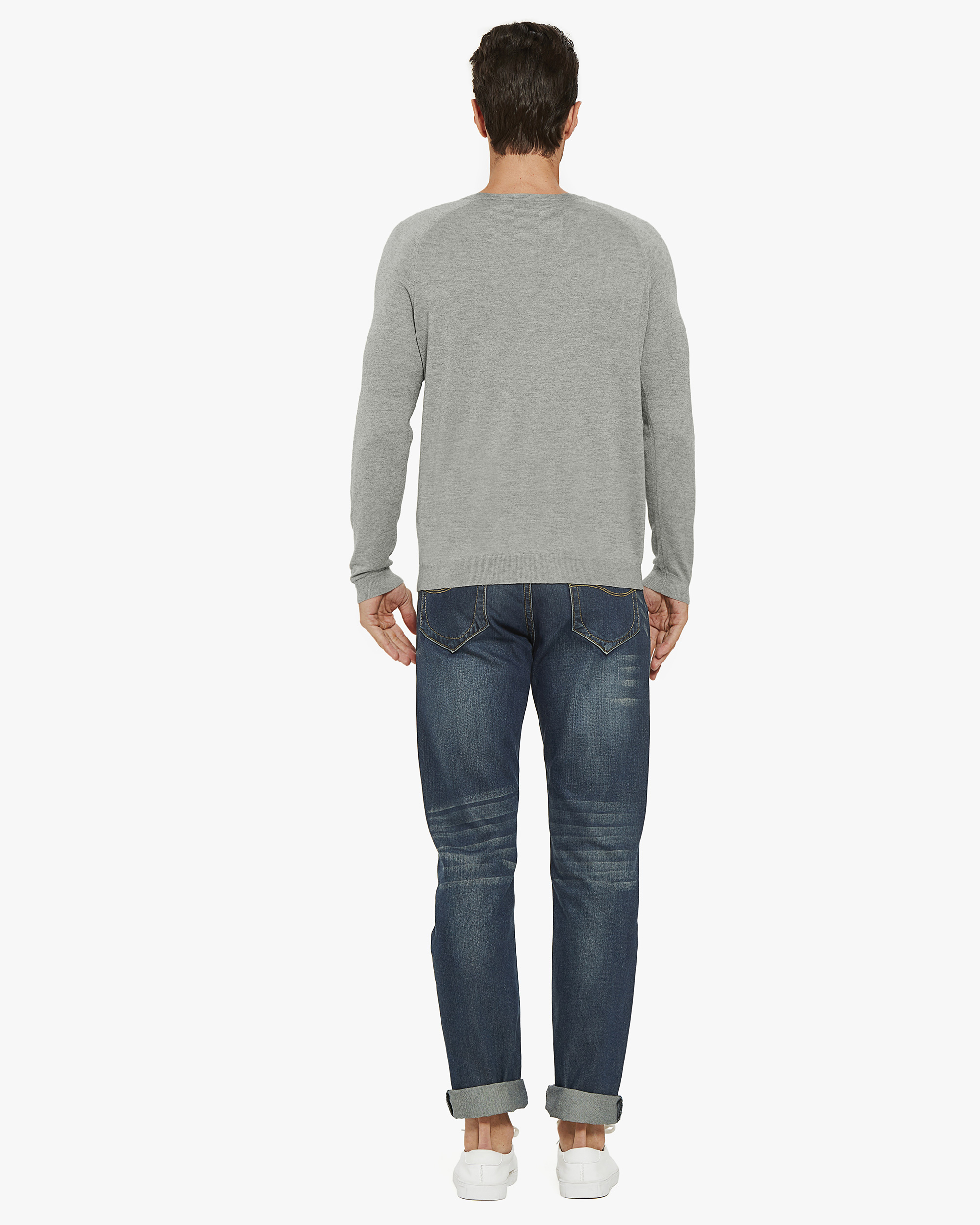 Silk Cashmere Blend Sweater For Men