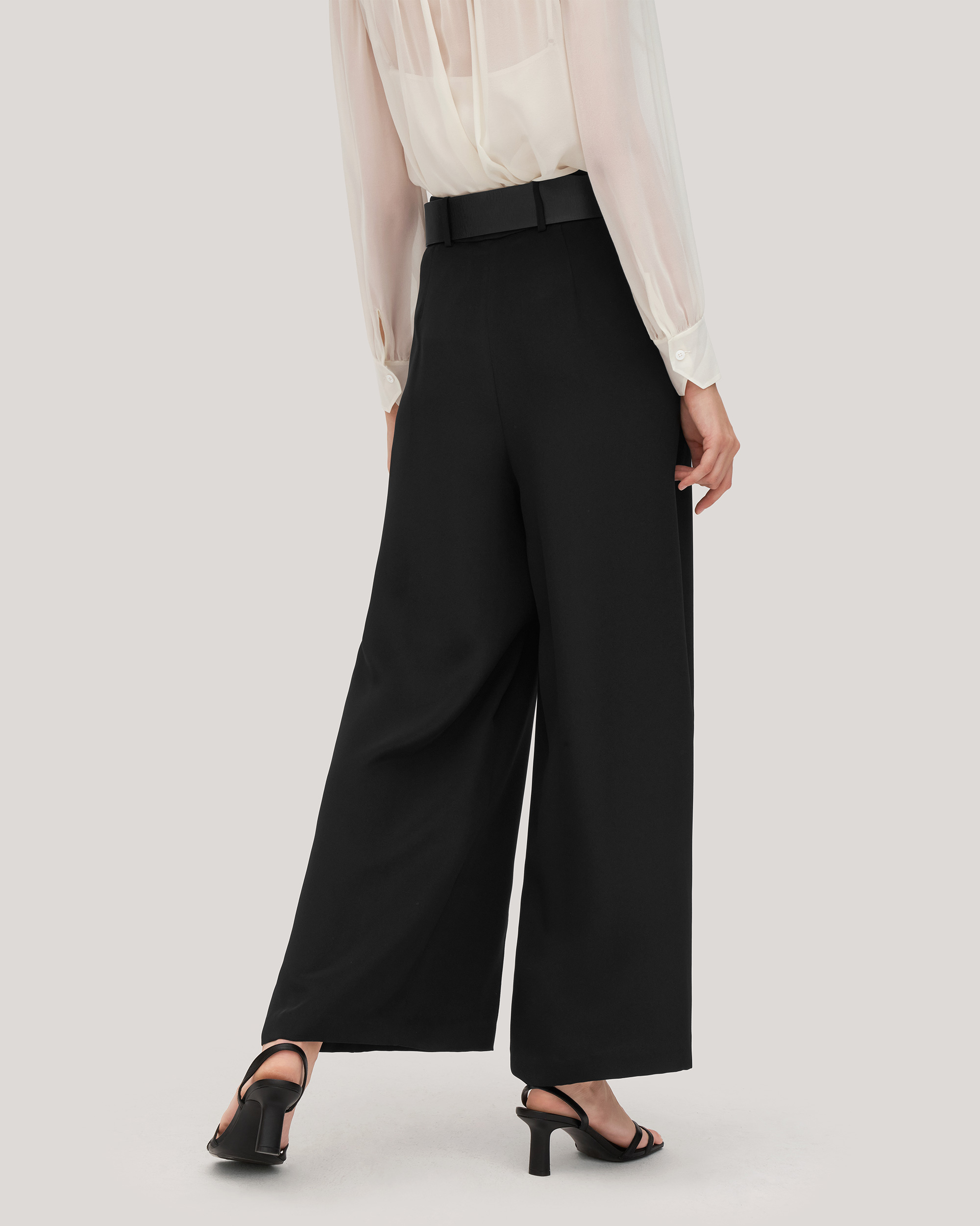 Heavy Crepe Silk Iris Pant