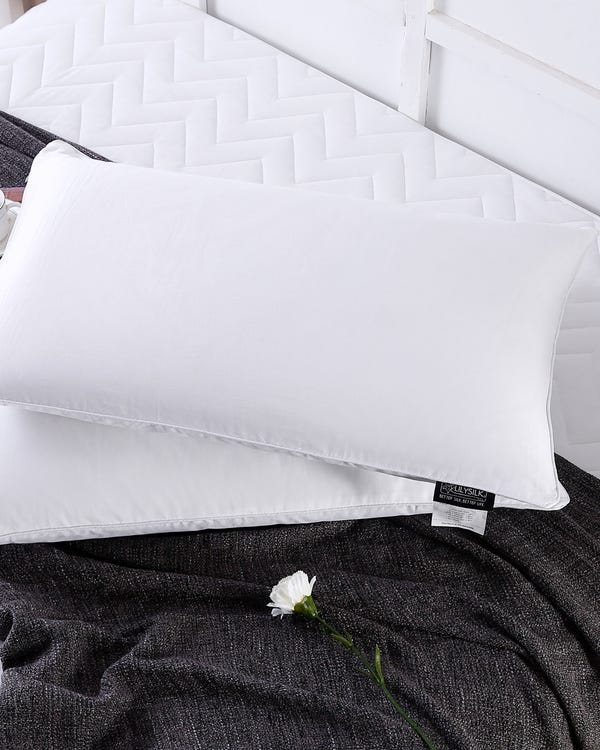 Cotton Covered Silk Pillow