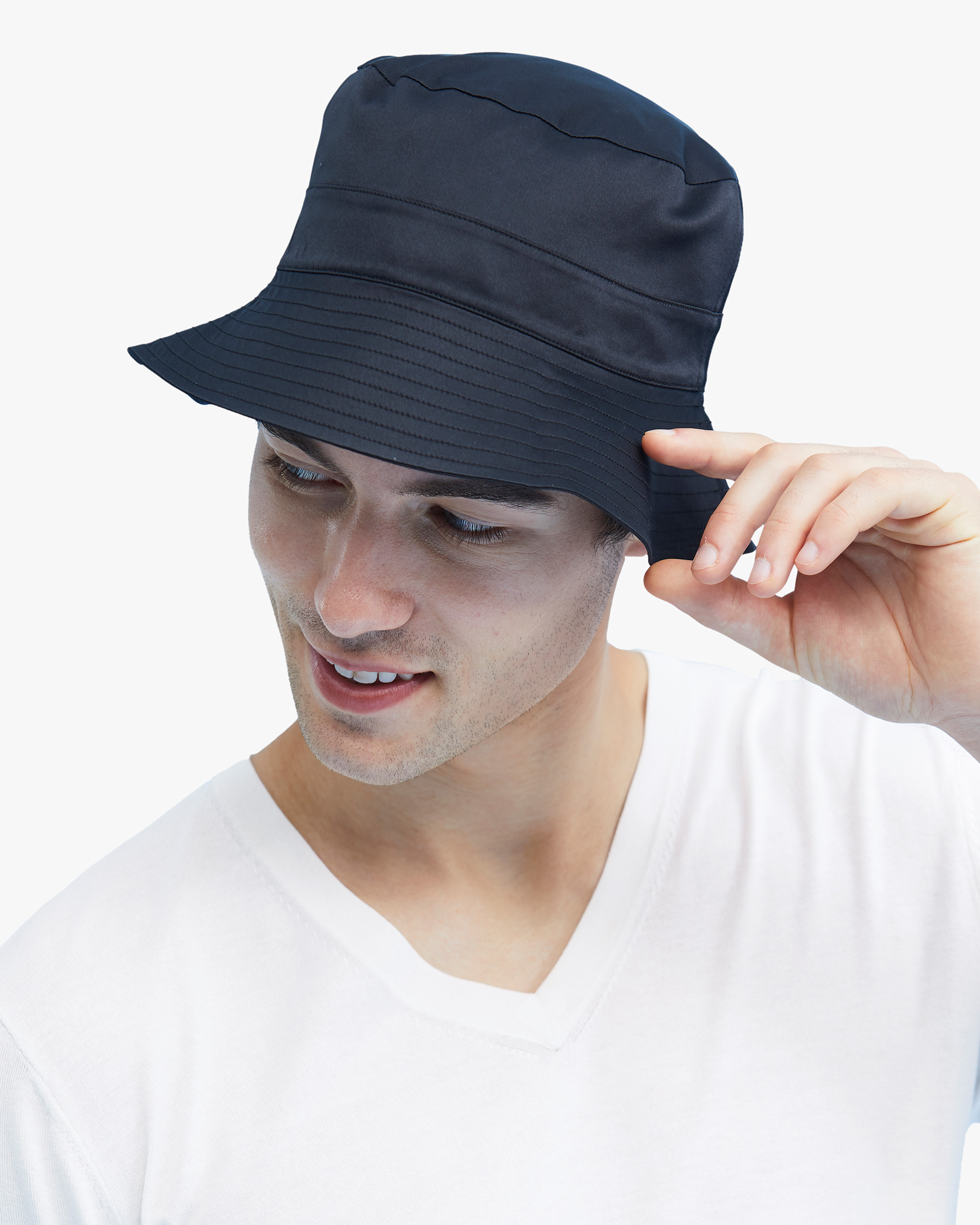 Womens Pure Silk Bucket Hat Womens Pure Silk Bucket Hat