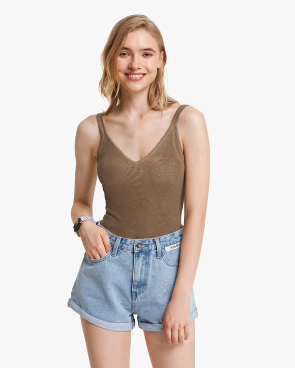 Everyday Knitted Silk Camisole Top