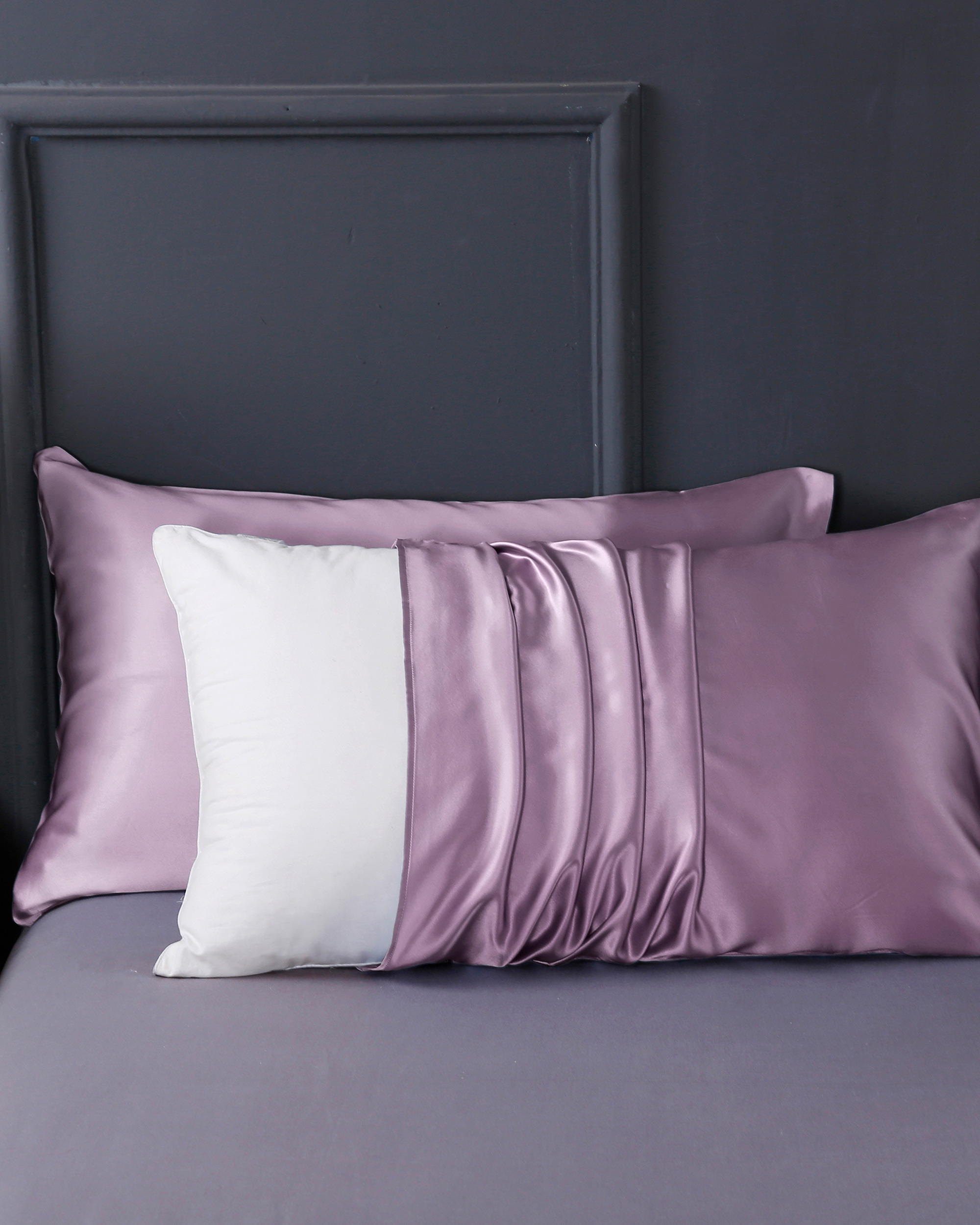 LILYSILK Seiden Kopfkissenbezug Terse Envelope Seidenkissenbezug Lavendel 50X60Cm