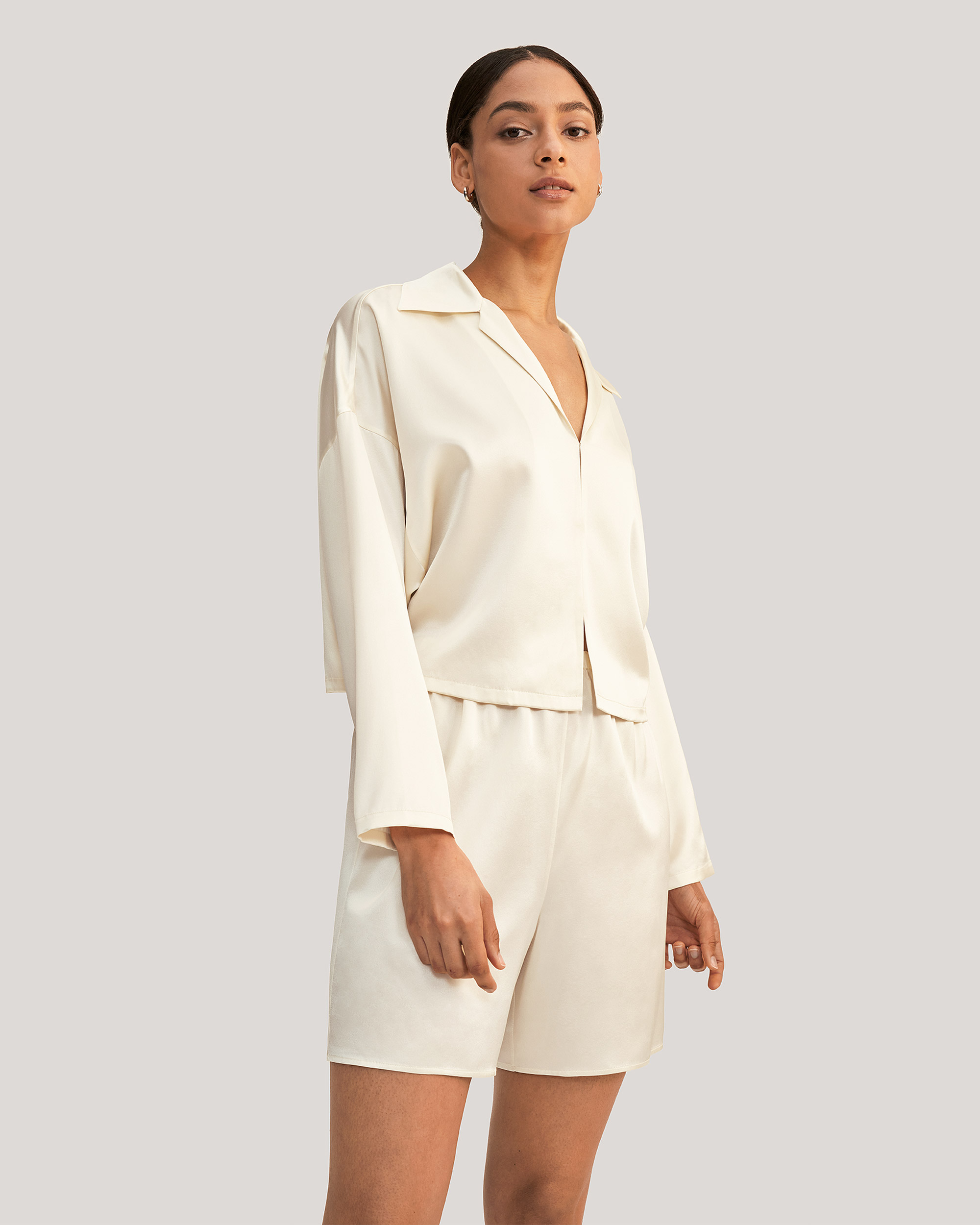 Silk pullover discount