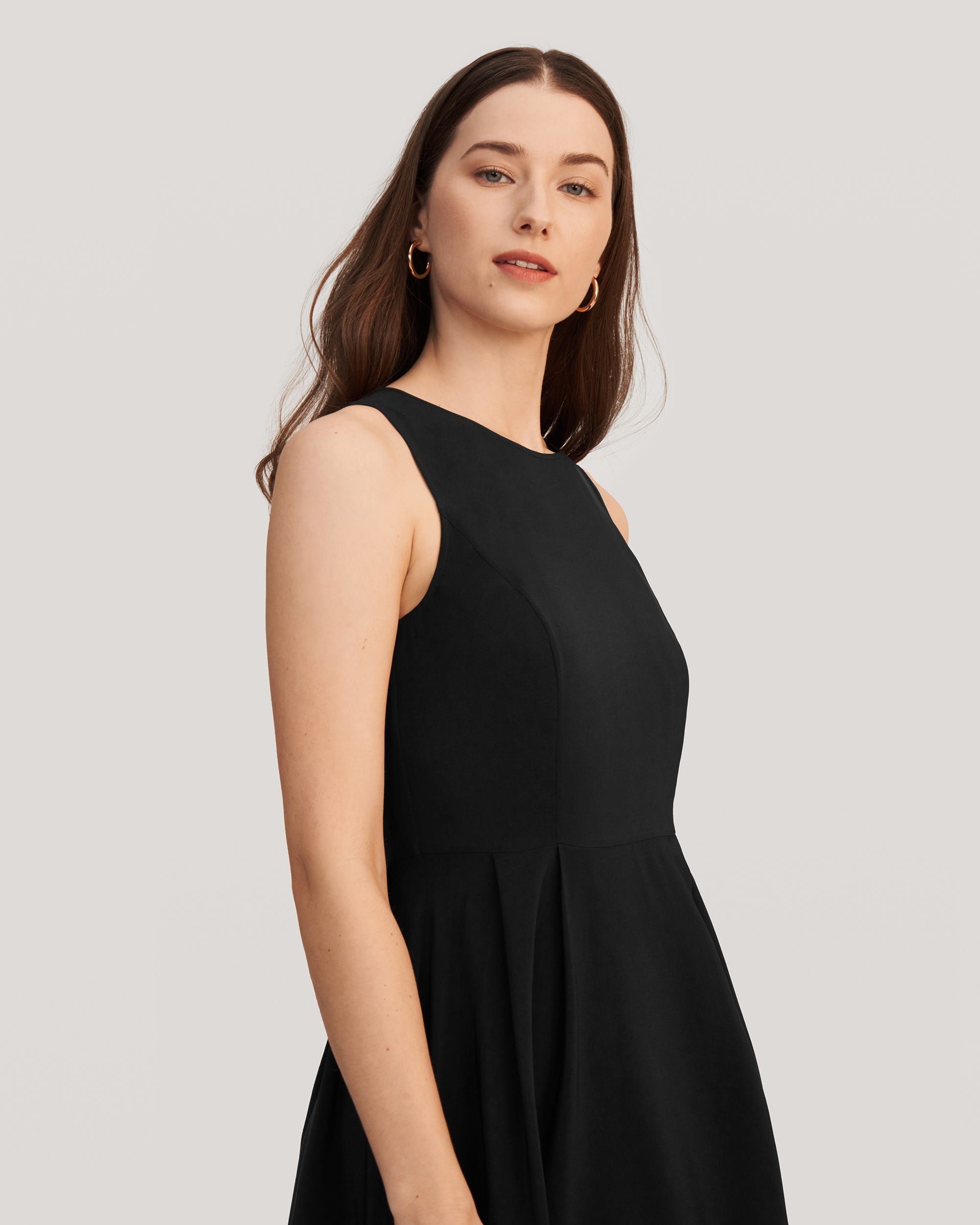 LILYSILK Robe Soie Col Bateau, Silhouette Élégante 100% Soie De Mûrier Naturellement Antibactérien Robe 44 - LILYSILK - Modalova