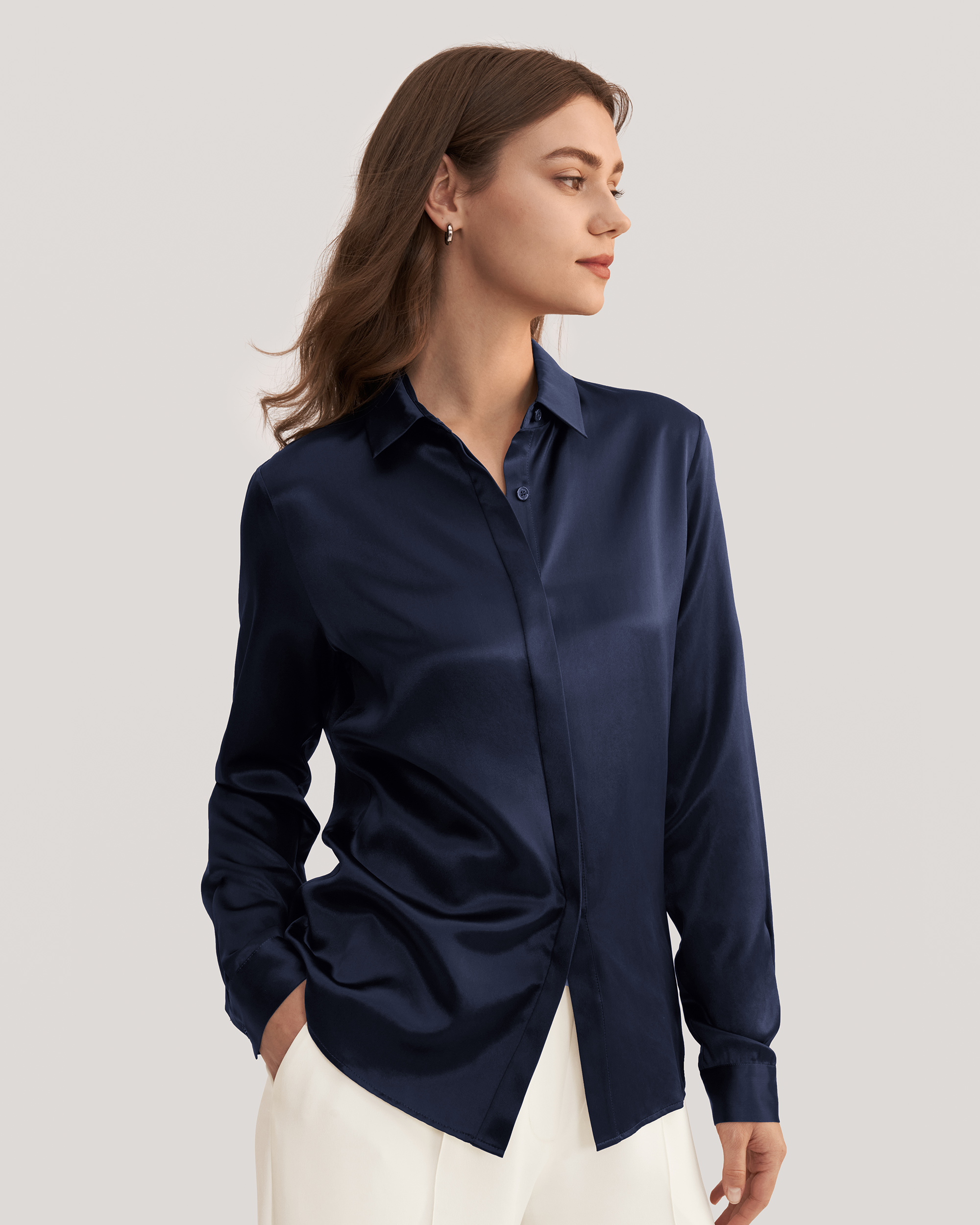 LILYSILK Chemisier Soie XS 100% Soie Bio - LILYSILK - Modalova