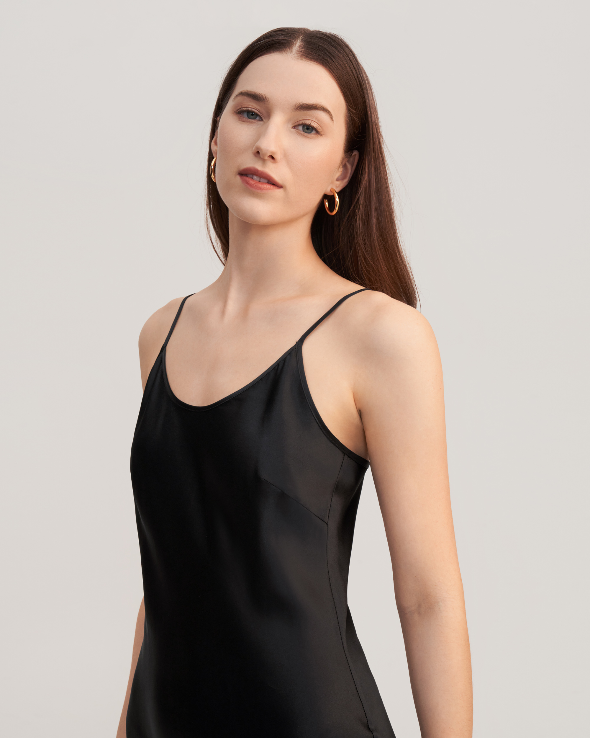 Lilysilk Best Real Silk Slip Dress Little Black Dress US