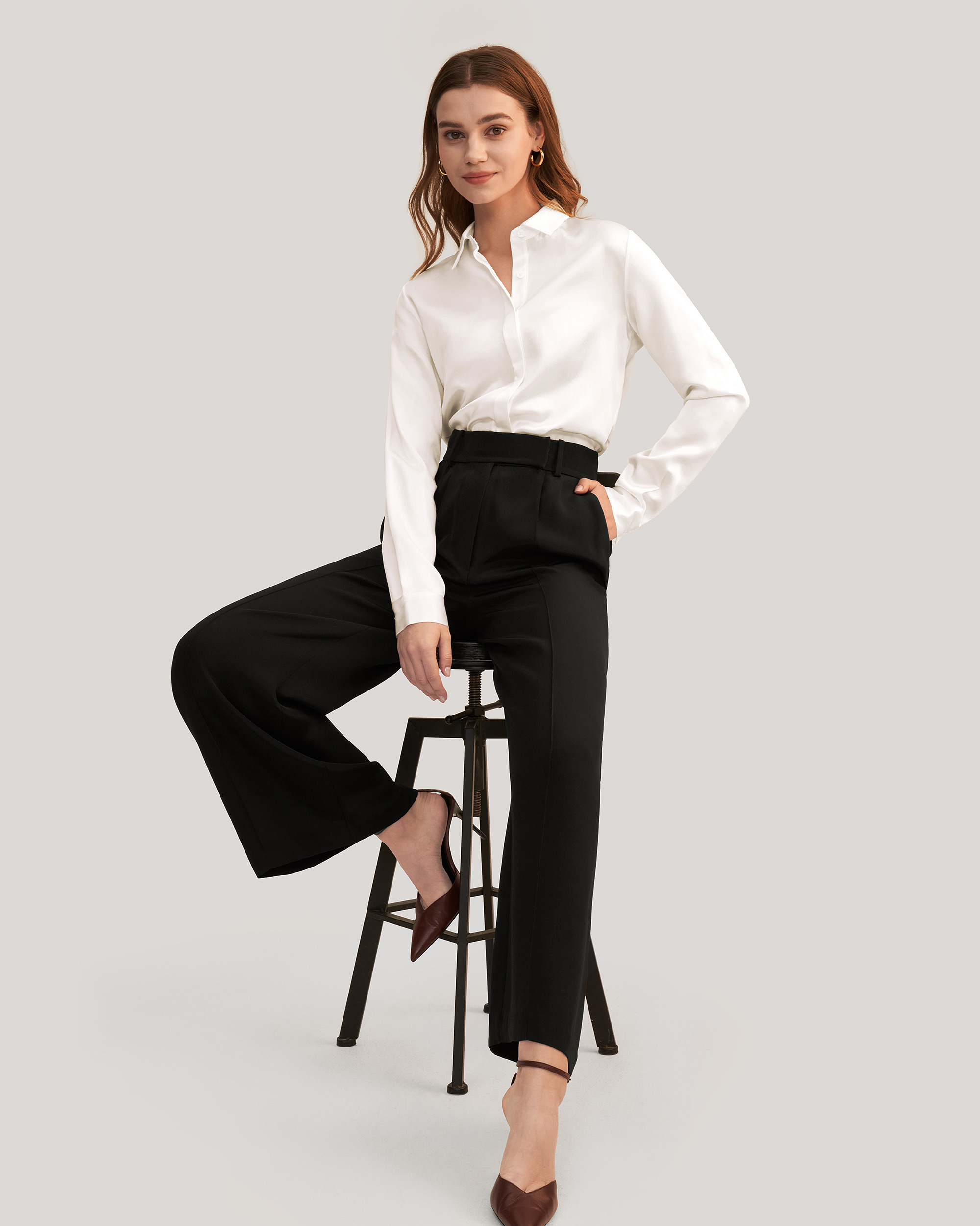 Women's mulberry silk shirt manufacturer - Apparelcn