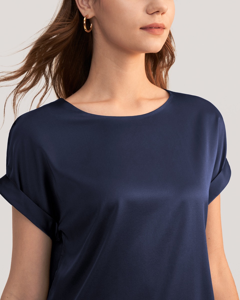 Silk t discount shirt womens