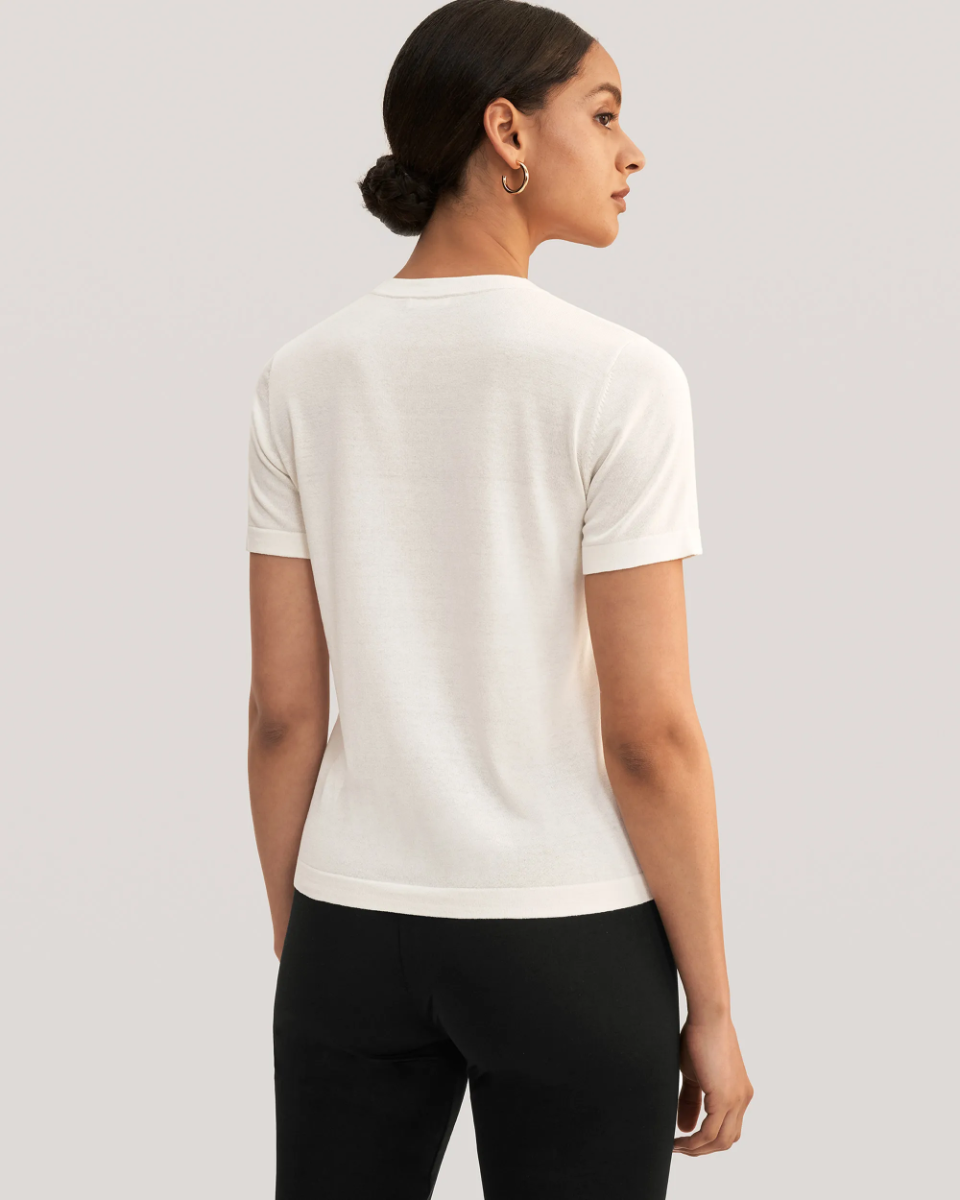 silky t shirt tops