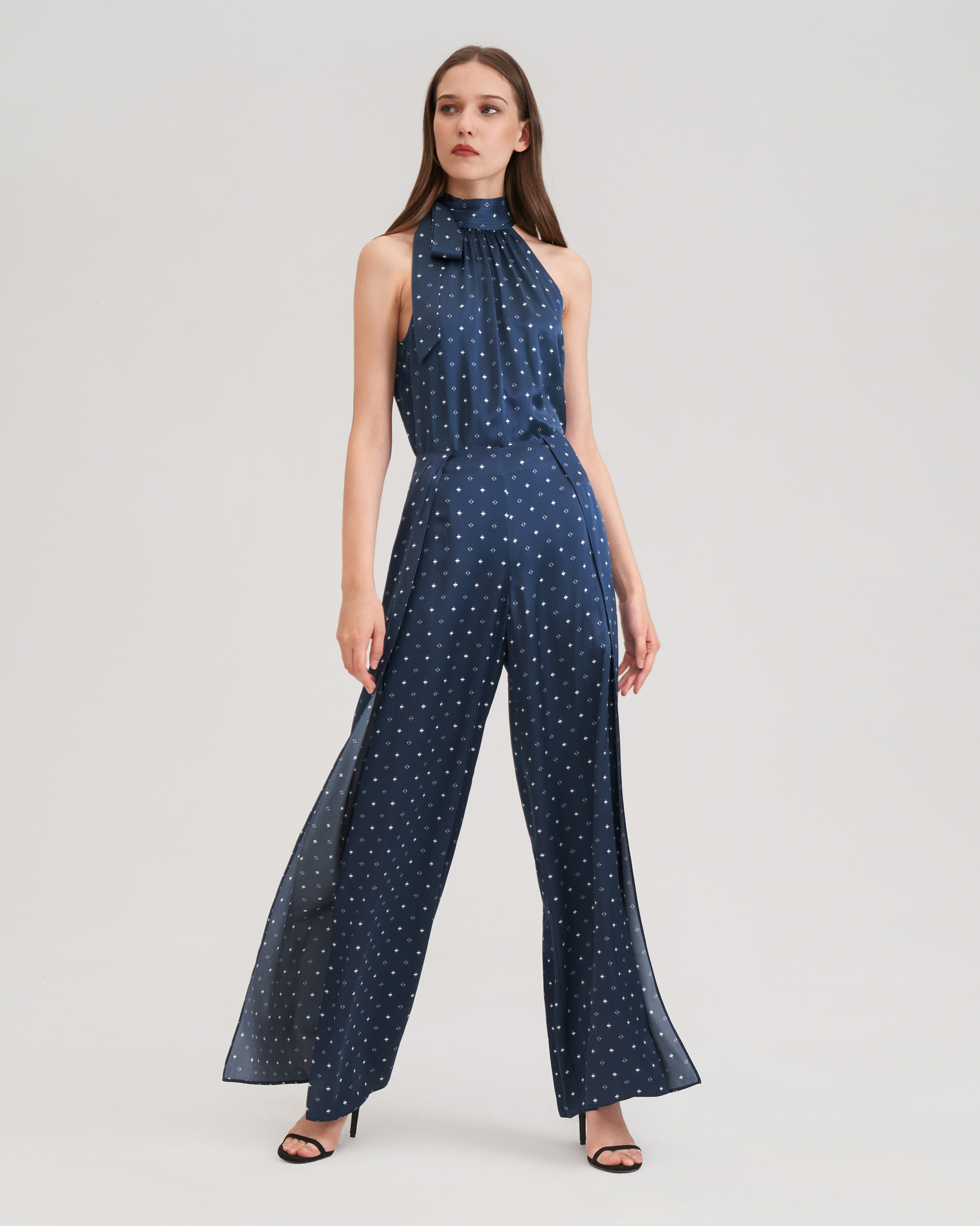 LILYSILK Pantalon En Soie Imprimée Ginkgo FR 30-32 - LILYSILK - Modalova