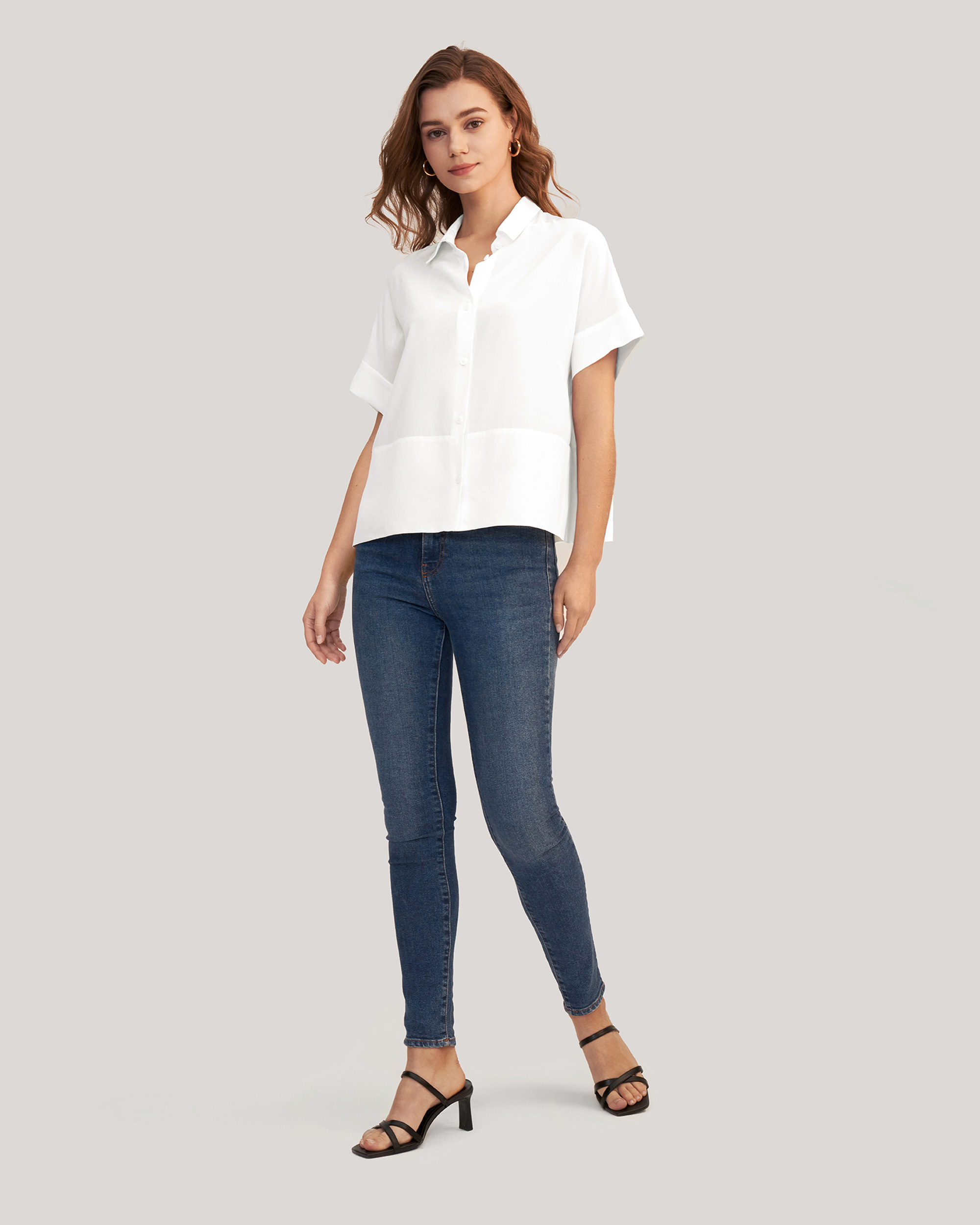 LILYSILK Tshirt Décontracté Soie Manches Courtes FR S - LILYSILK - Modalova
