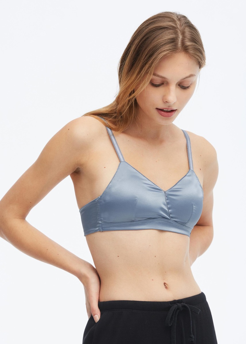 Silk clearance bralette top