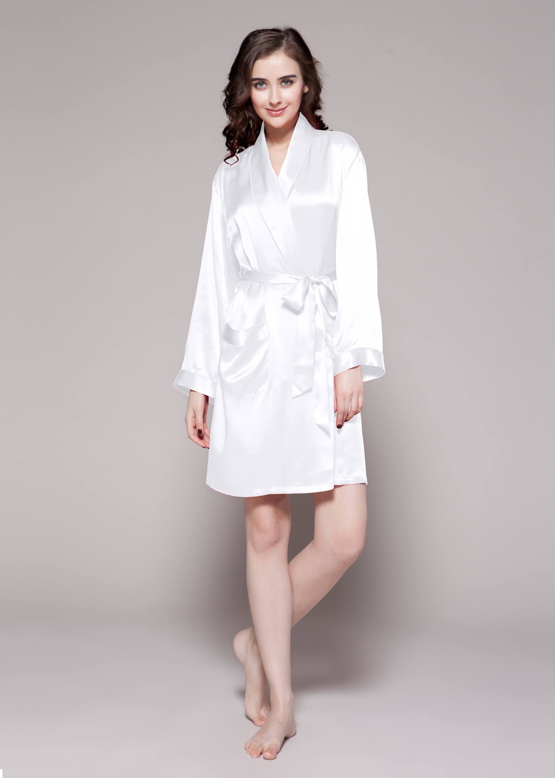 robe de chambre femme en soie