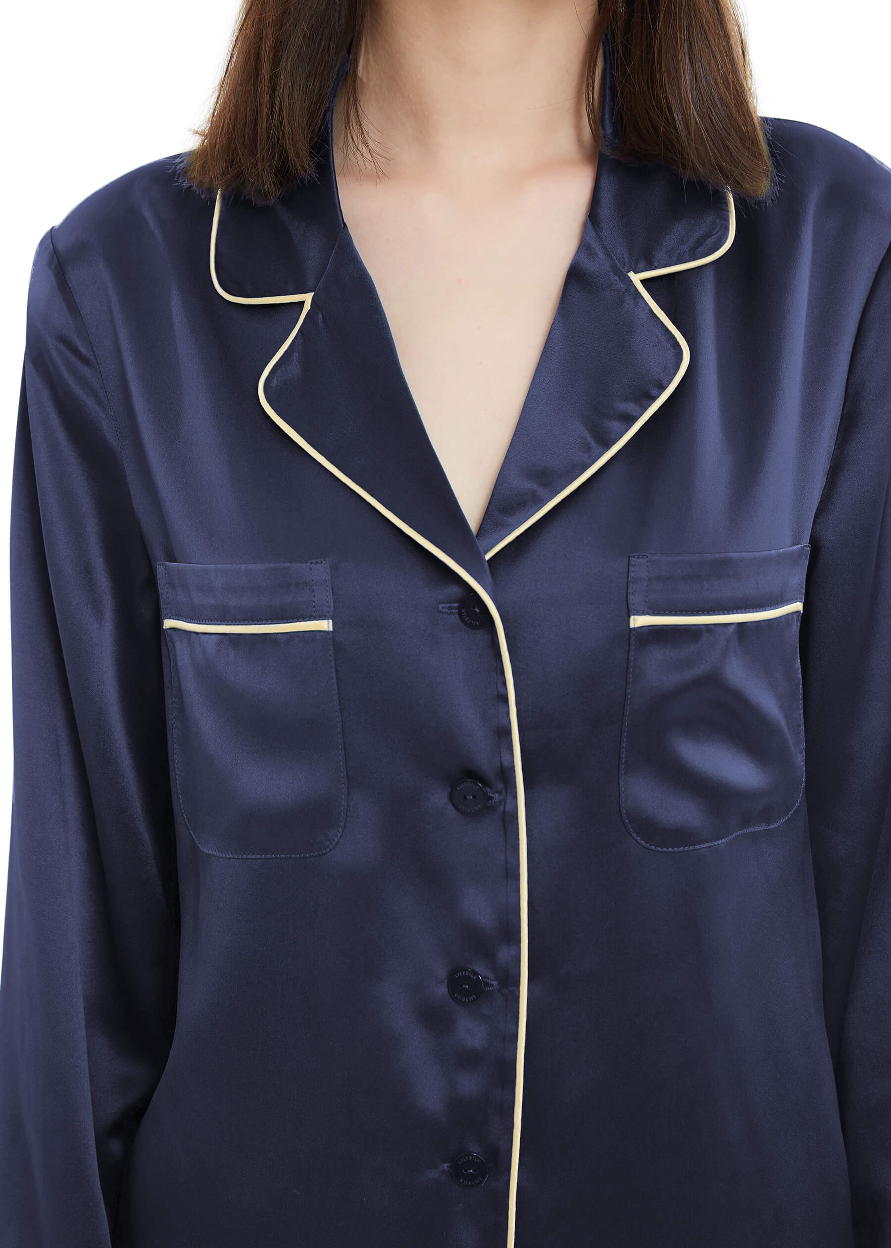 LILYSILK Pyjama 100 Soie Ensemble De Pyjama Deux Pièces 100% Soie De Mûrier Bon Rapport Qualité-Prix, Respectueux De La Peau XL - LILYSILK - Modalova