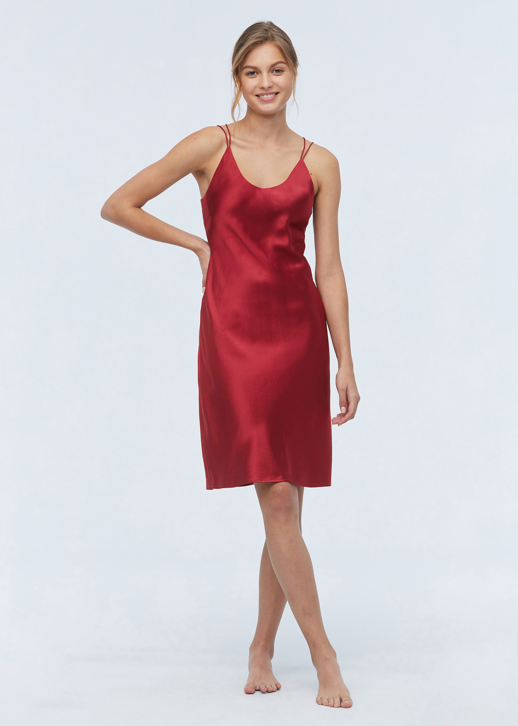 Elegant Charming Silk Cami Nightdress