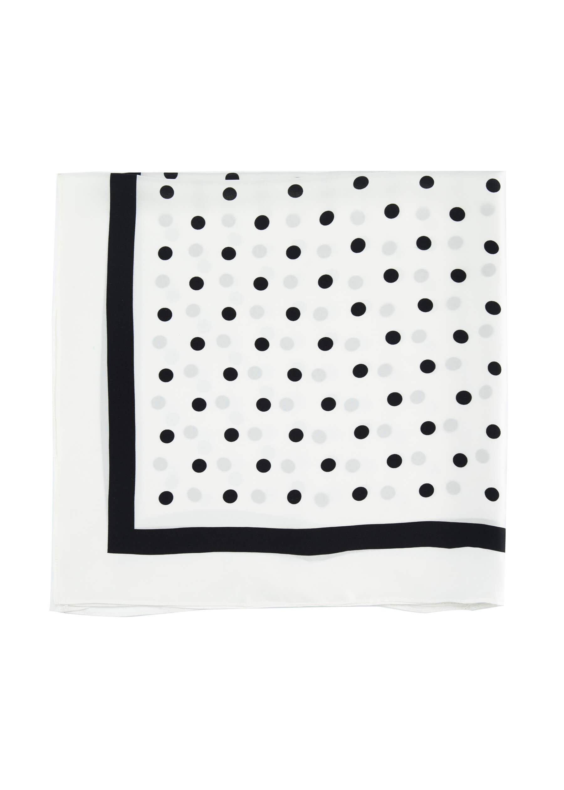 Silk polka dot scarf clearance