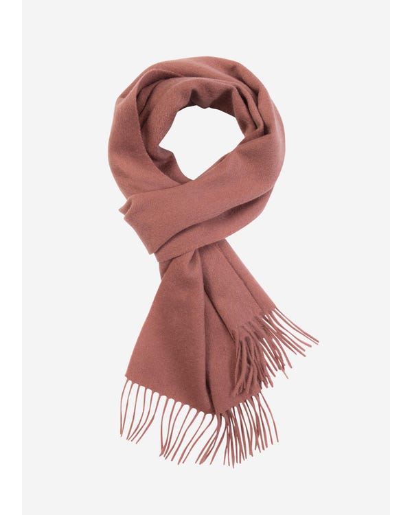 Chic Pure Color Cashmere Scarf With Fringed Decoration