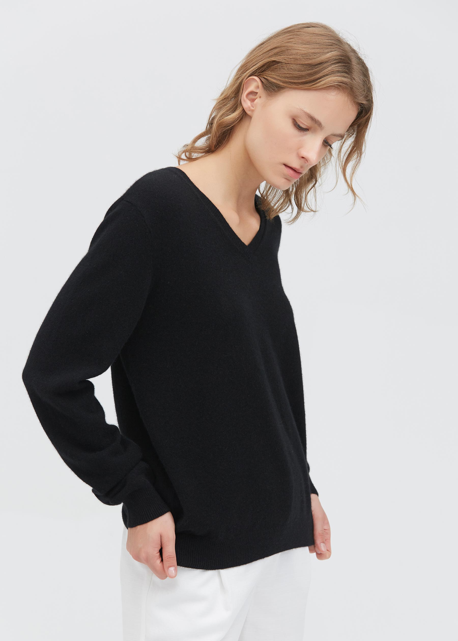 cashmere v neck