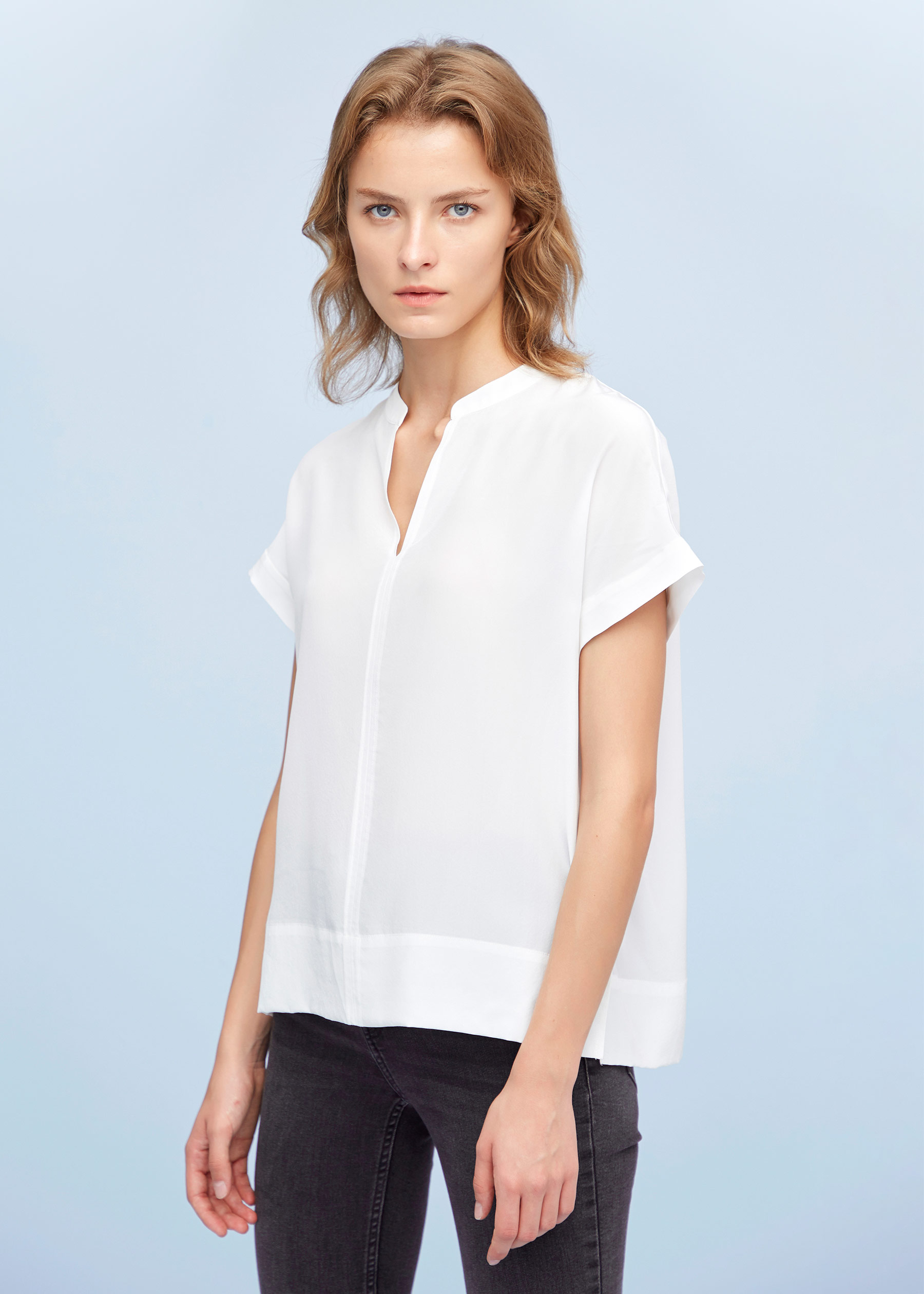 Shirt met split zijkant cheap