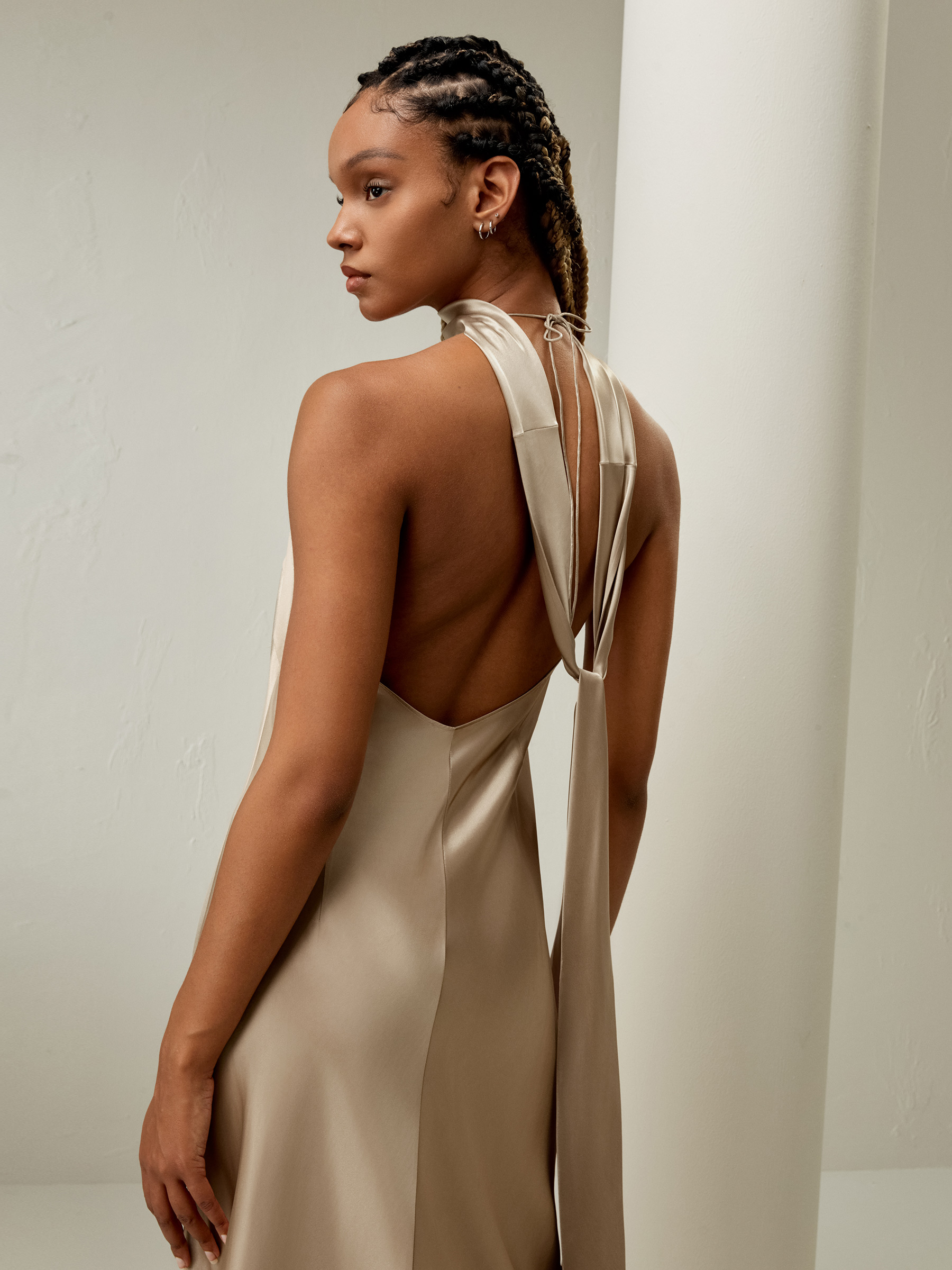 LILYSILK Robe En Soie Chic Ouvrir En Arrière, Classique Et Élégant 100% Soie Pure Pièces Incontournables Pour De Multiples Occasions 48 - LILYSILK - Modalova