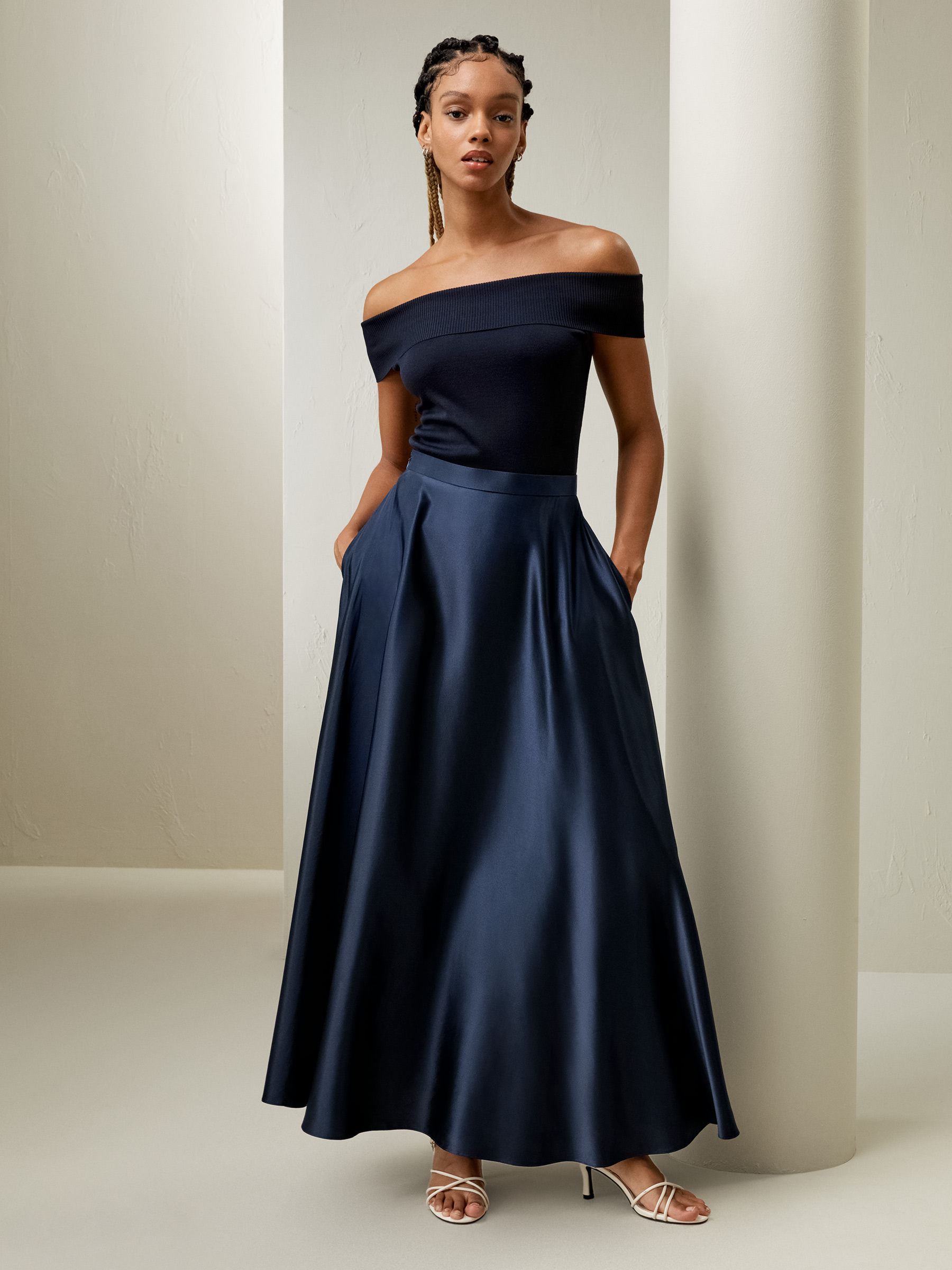 LILYSILK Jupe En Soie Jupe Maxi, Jupe Parapluie 100% Soie Naturelle Pièces Incontournables Pour De Multiples Occasions 42 - LILYSILK - Modalova