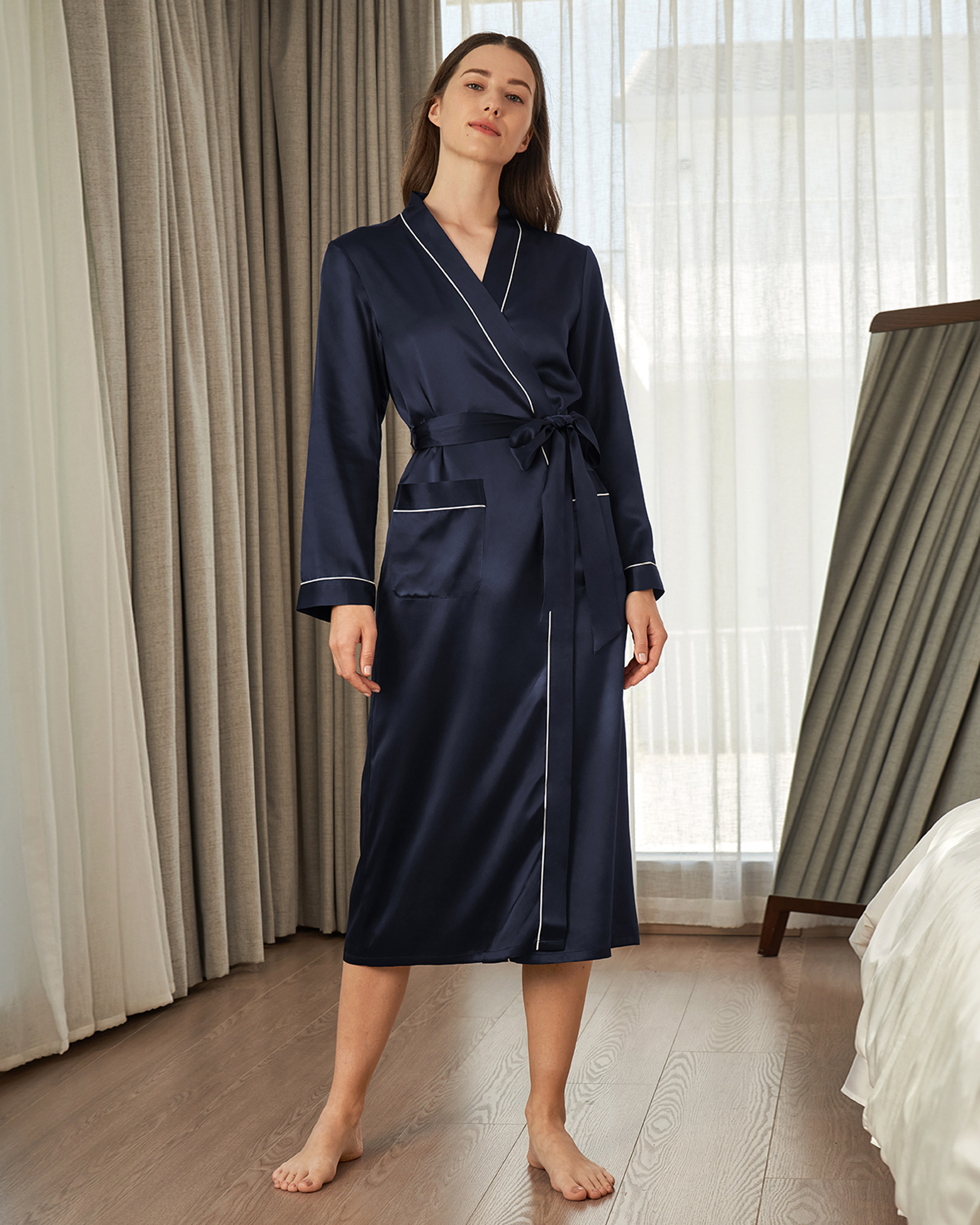 Silk Dressing Robe Women's Silk Robe and Dressing Gown Set At Lilysilk UK