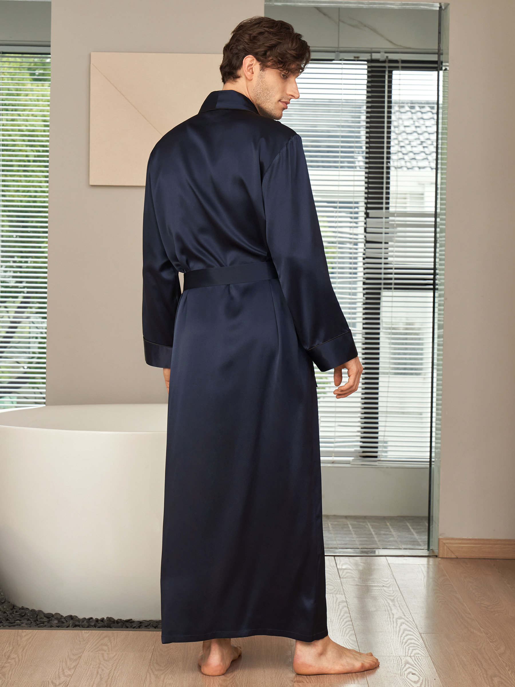 Spa Essentials by Sleep Sense Long Cozy Terry Wrap Robe | Dillard's