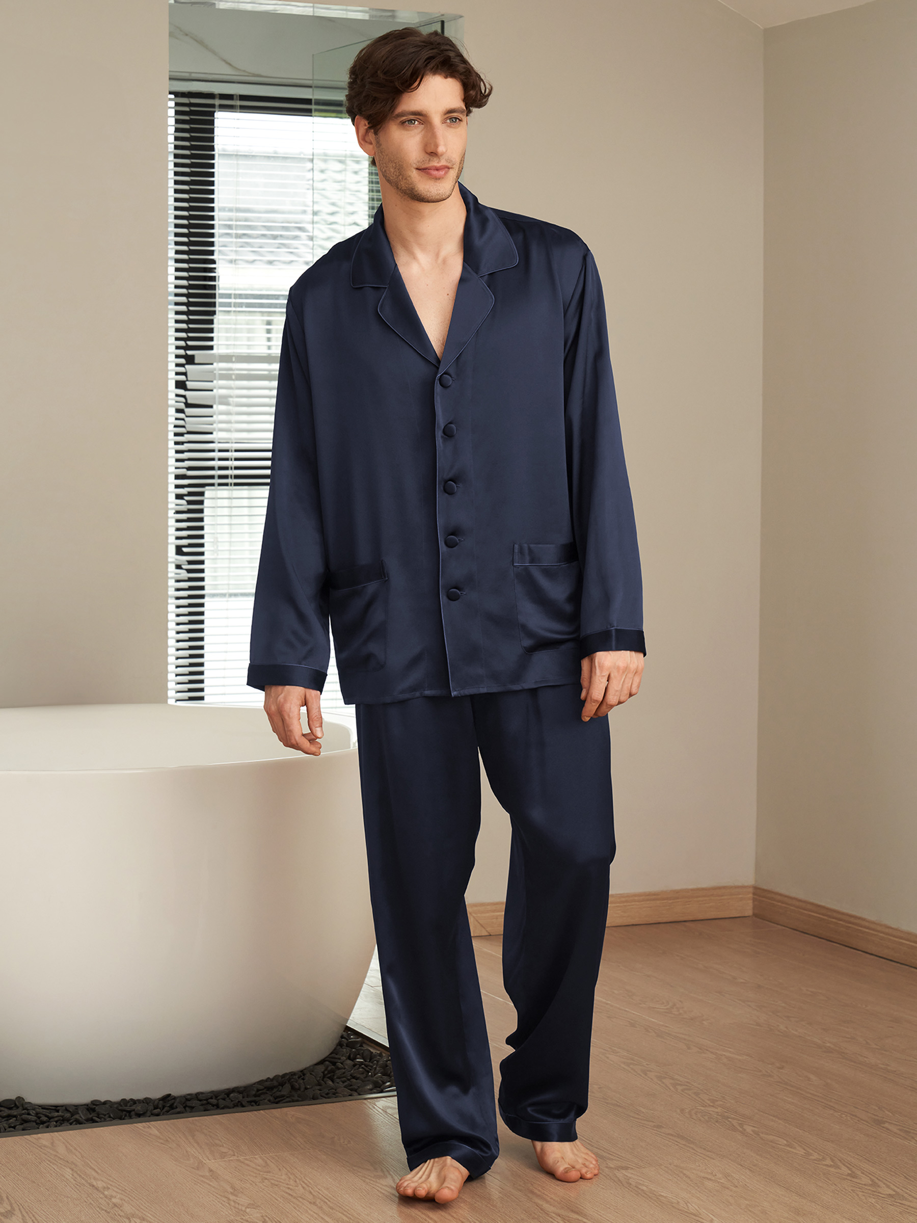 Silk Blend Pyjama Shirt - Men - Ready-to-Wear