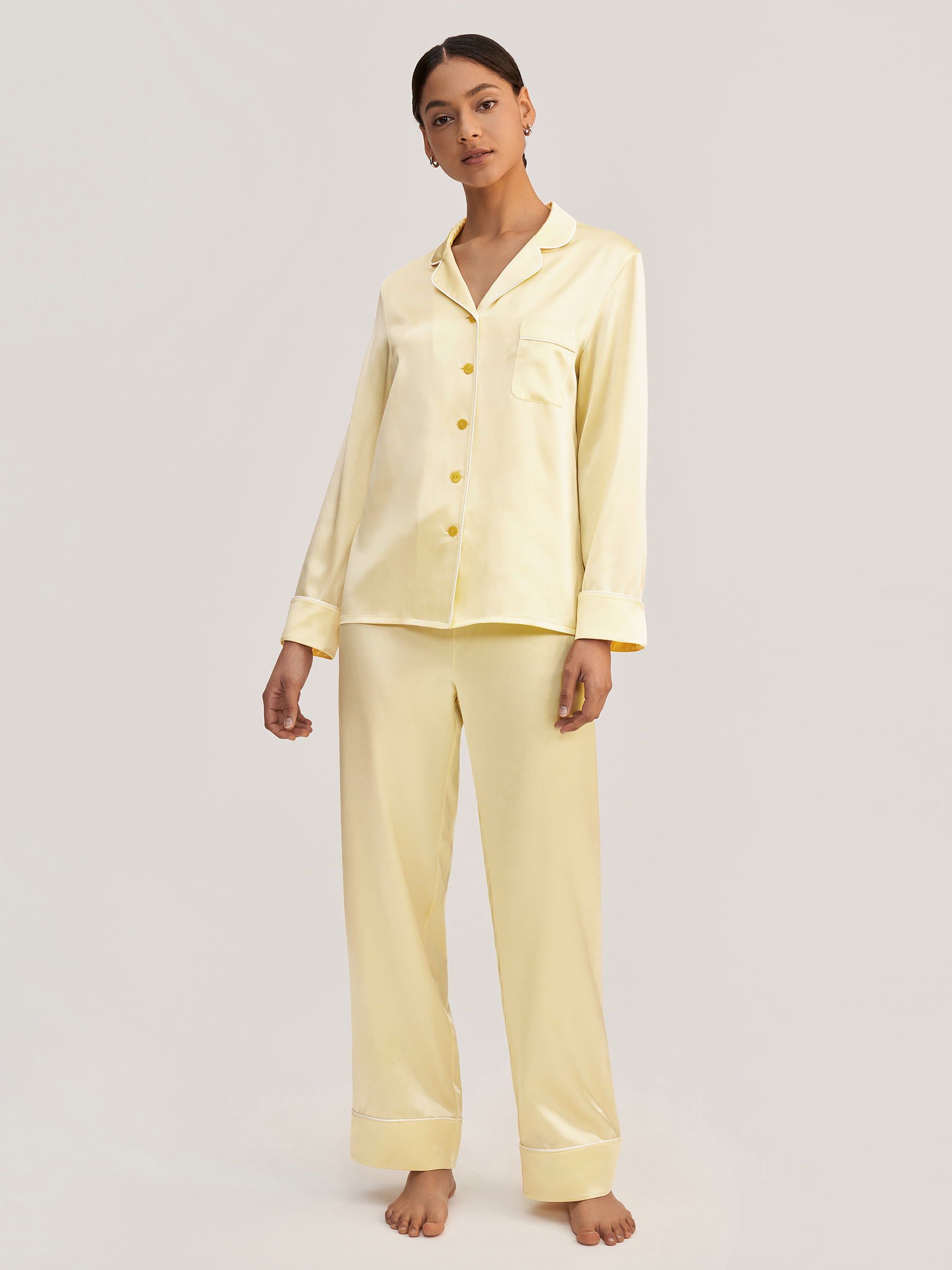 Ladies Silk PJS - Silk Jammies – Foxy Beauty