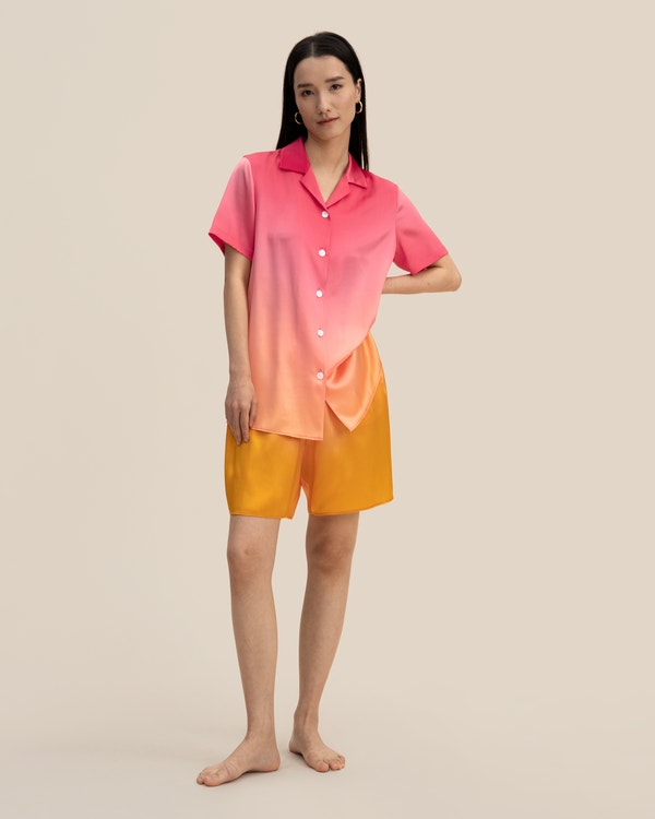 Roze Mimosa Pyjama Set