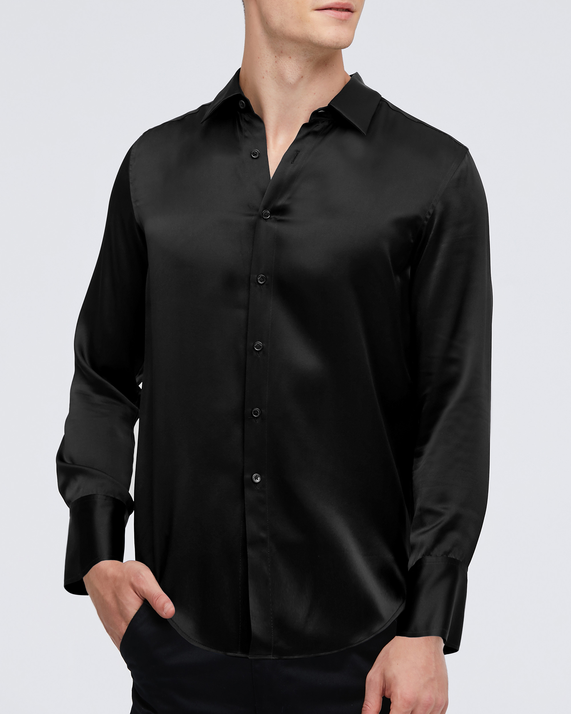 camicia in seta uomo