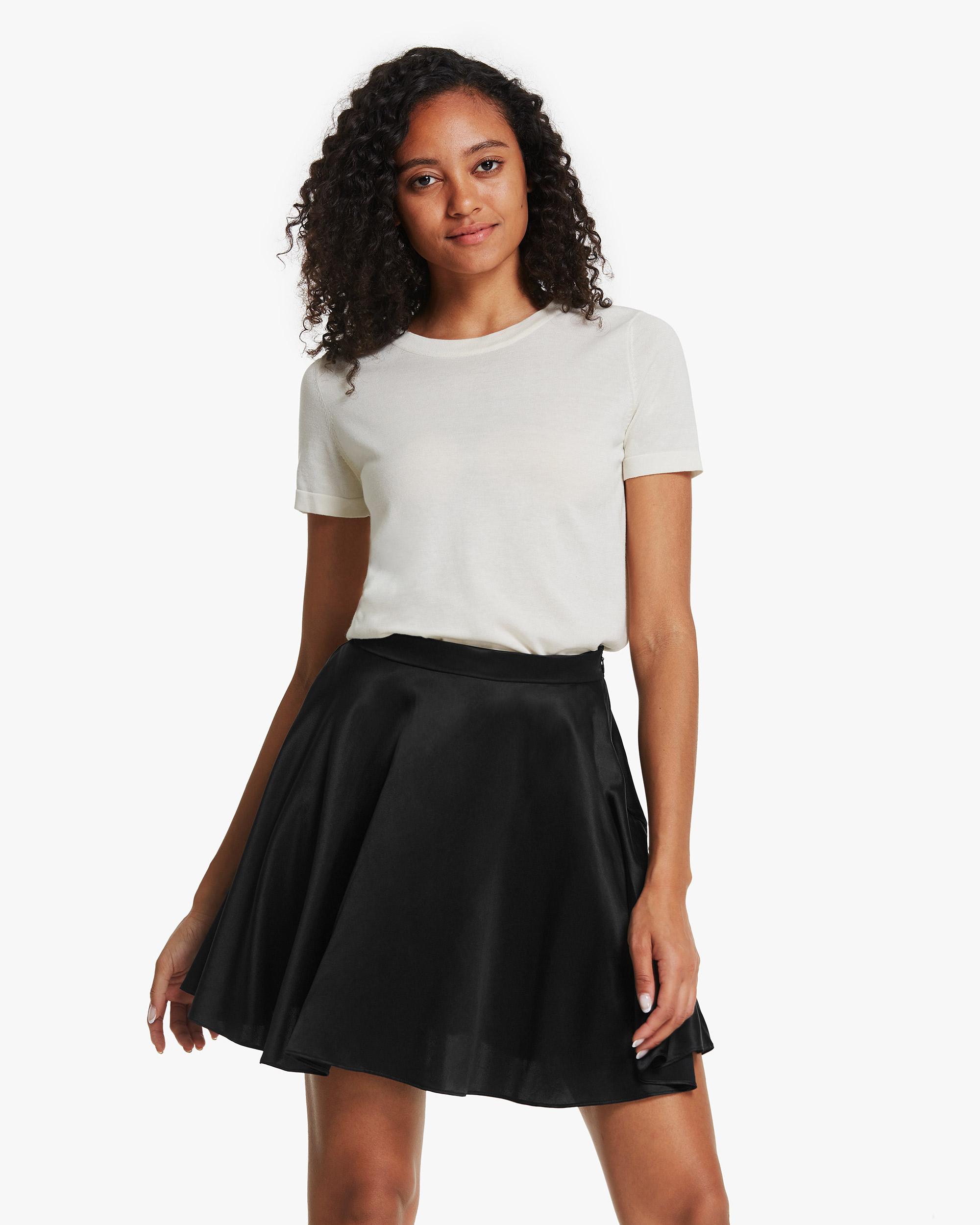 Skater deals skirt zwart