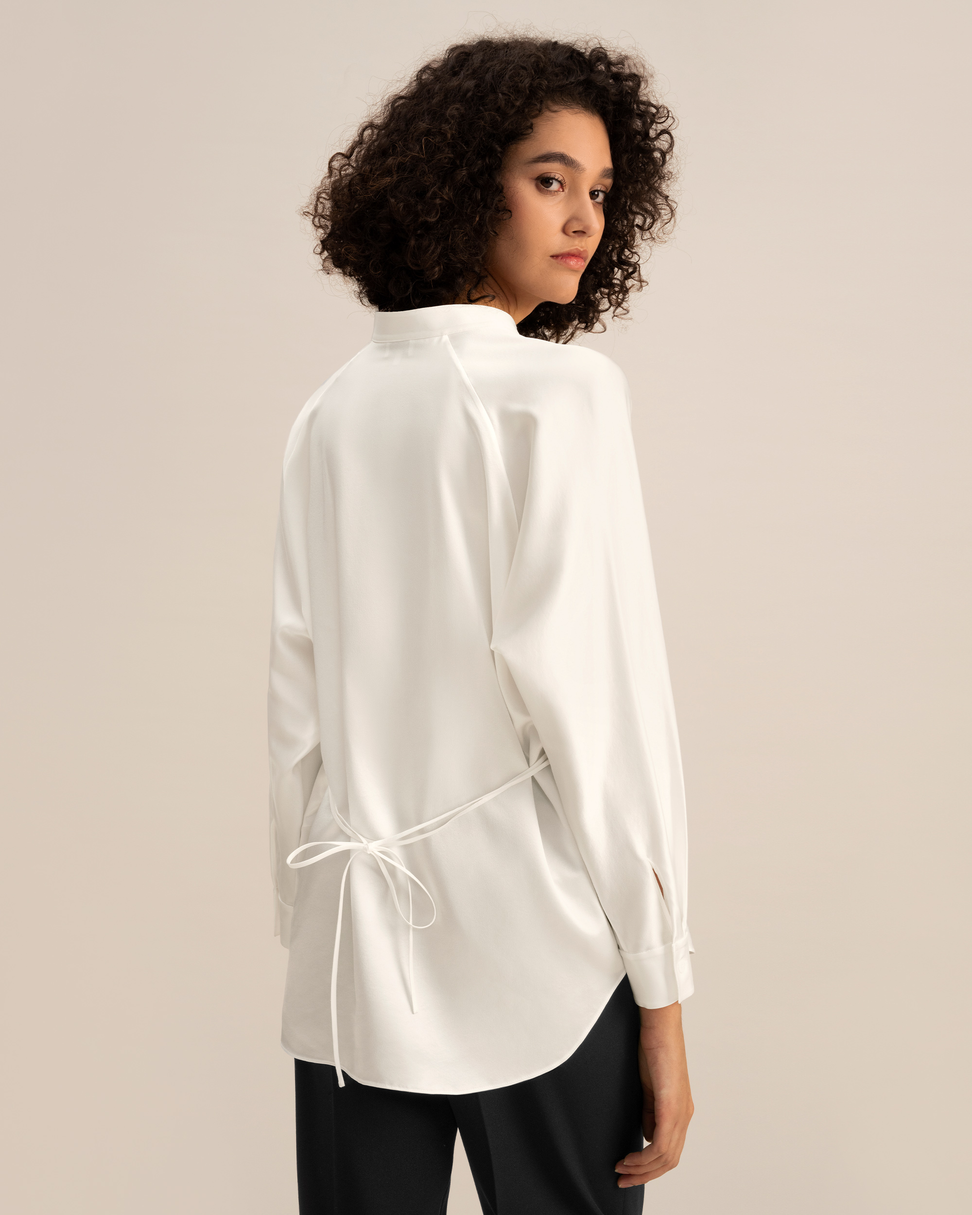 Silky Shirt Blouse