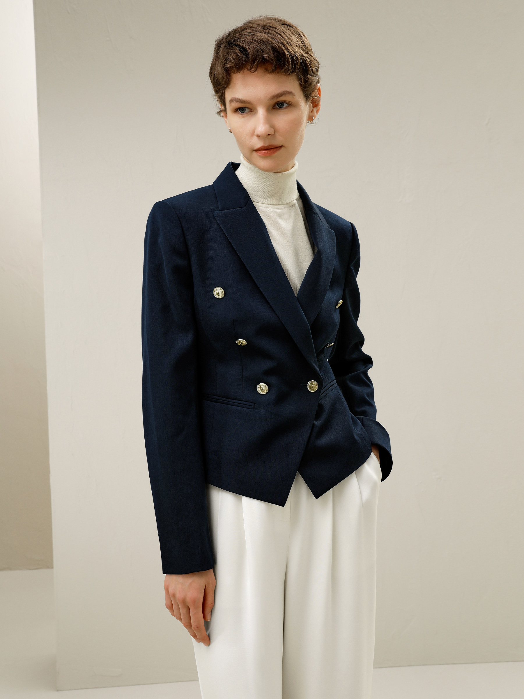 loile (サイズ2) long turn double breasted 