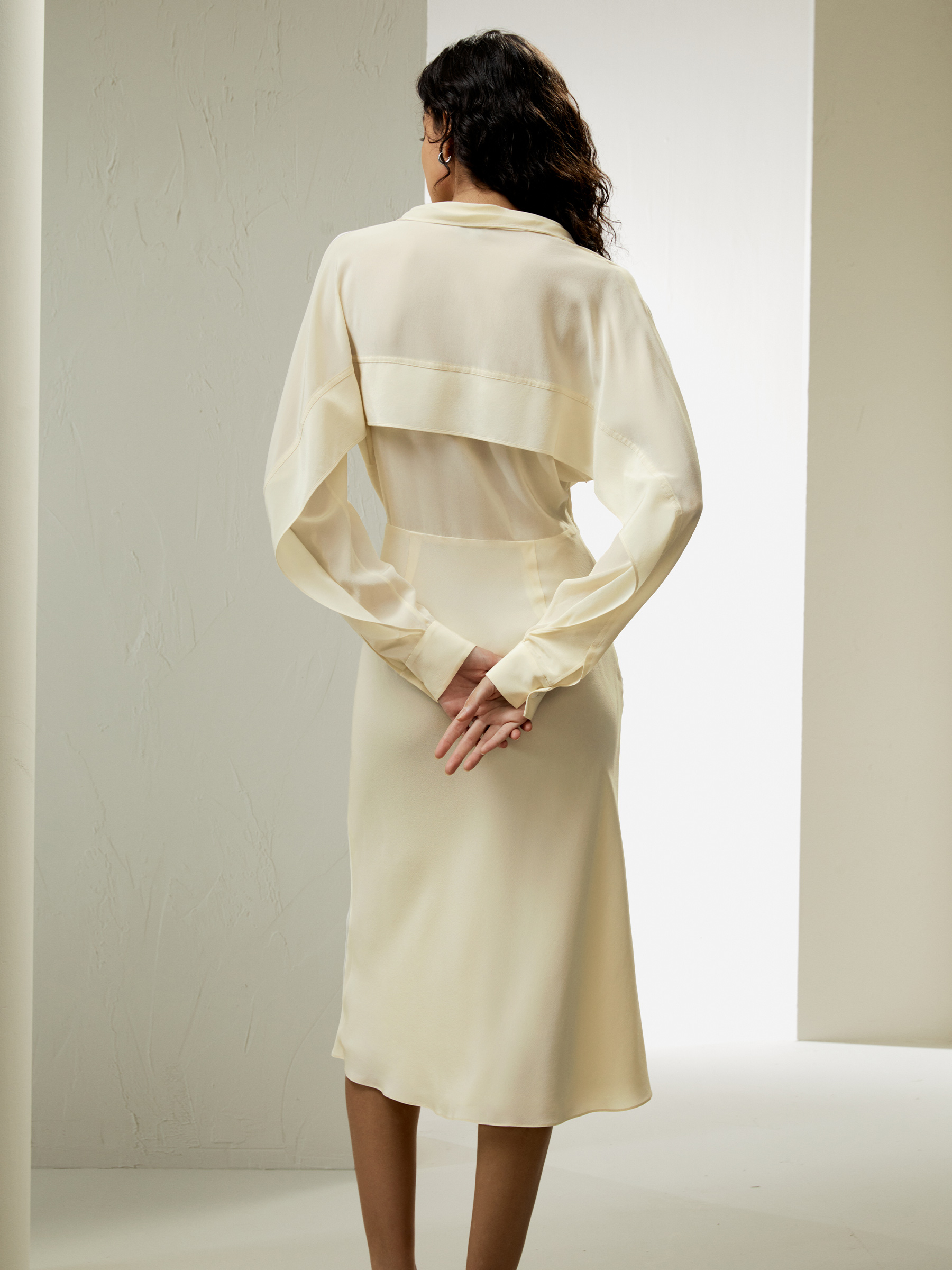 Minimalist sales midi dress