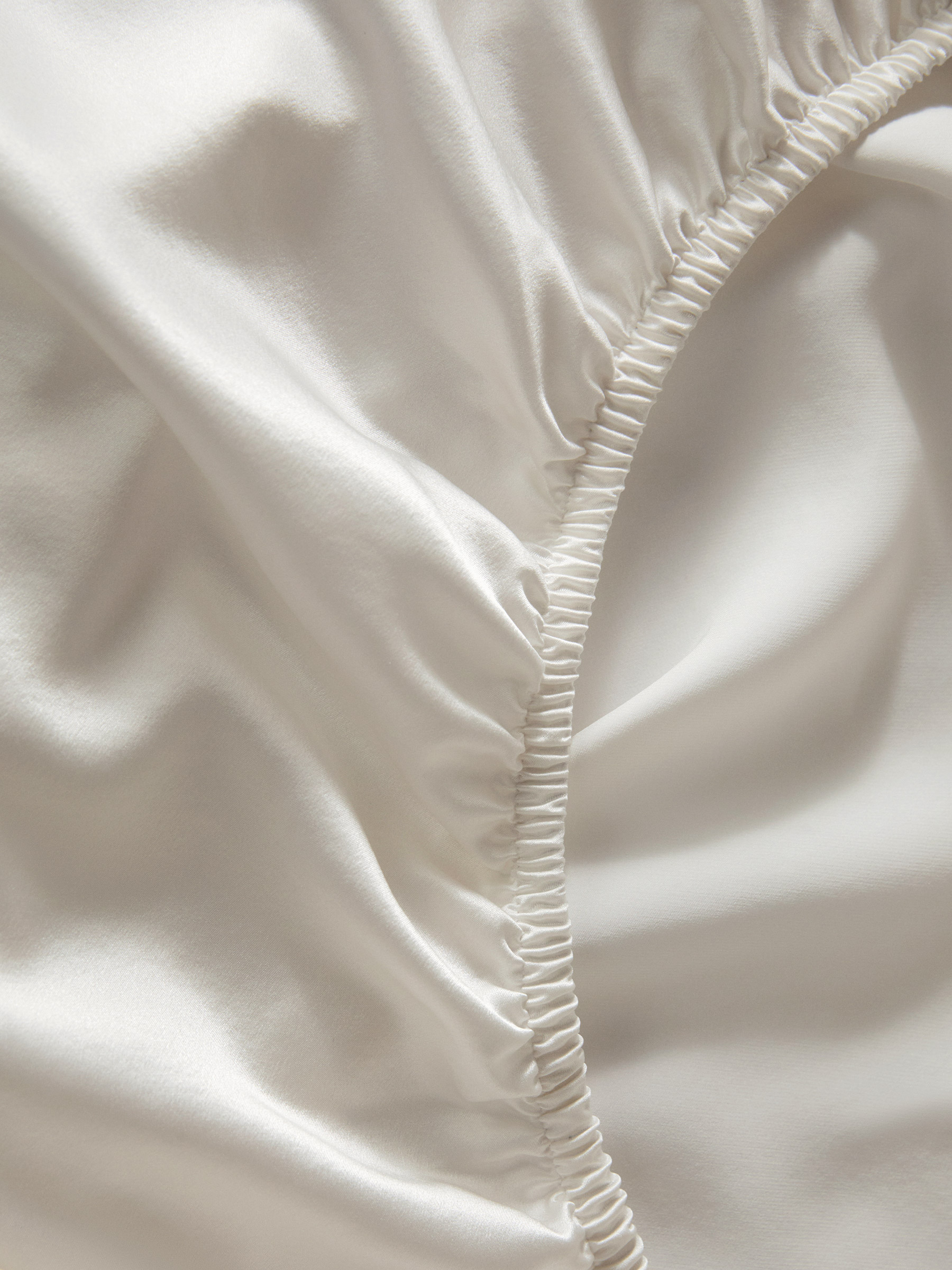 LILYSILK Spannbettlaken 140X200 Seide Weiß Deutschland 100% Seide Nahtloses Hygroskopisch Spannbettlaken 140x200+30cm