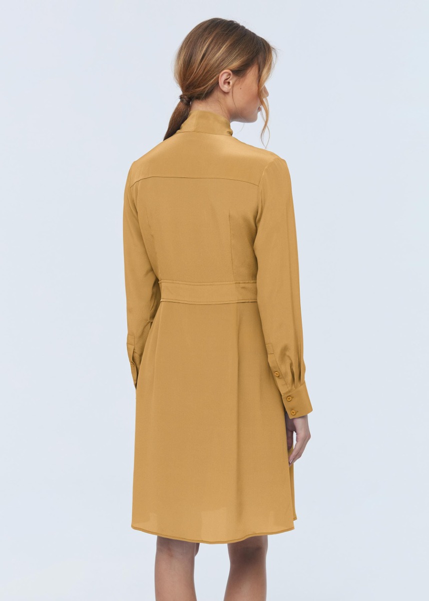 Bow tie midi sales dress