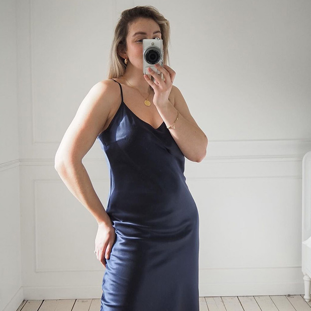 Lily silk dress top